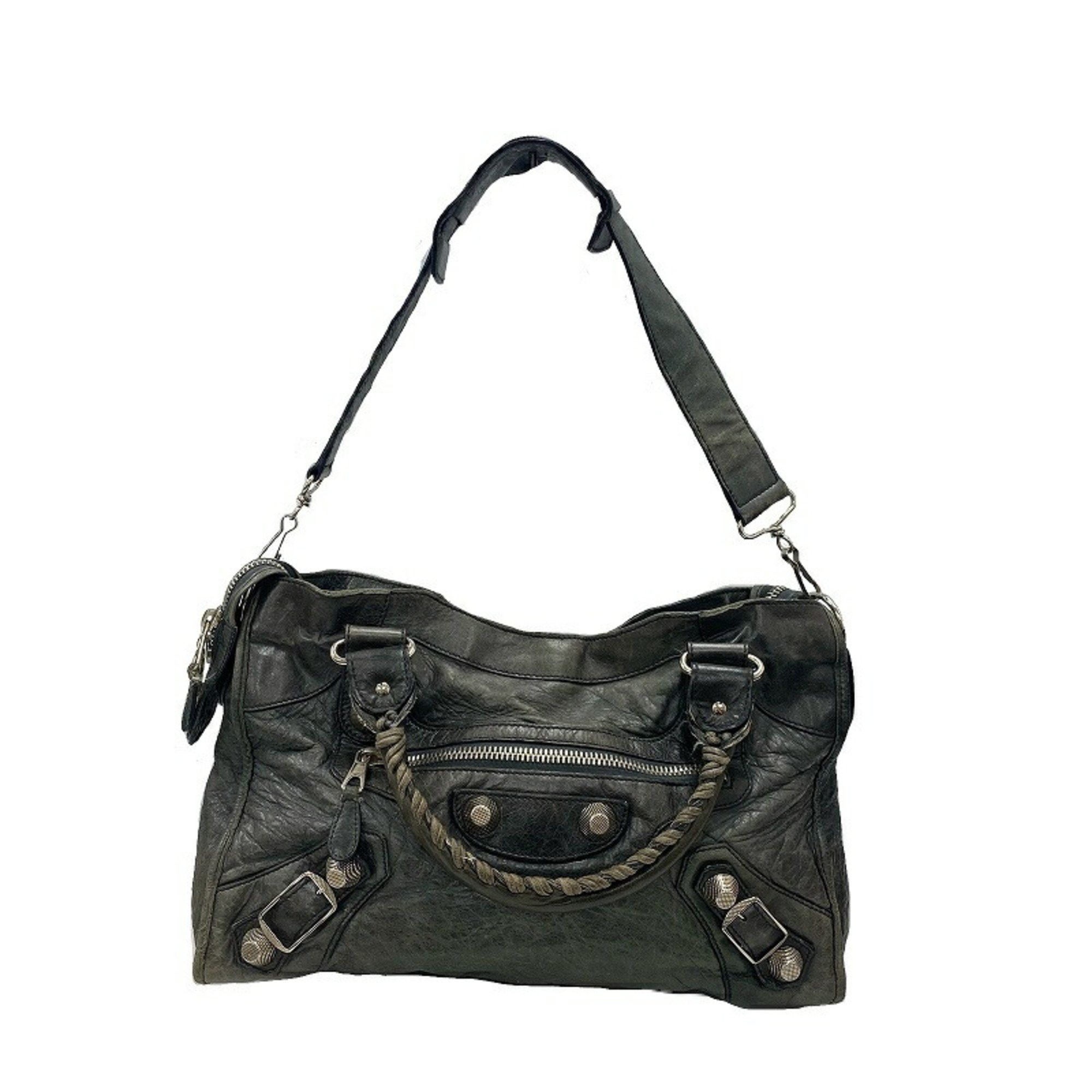 Balenciaga BALENCIAGA The Giant City Handbag 173084/502752 Moss