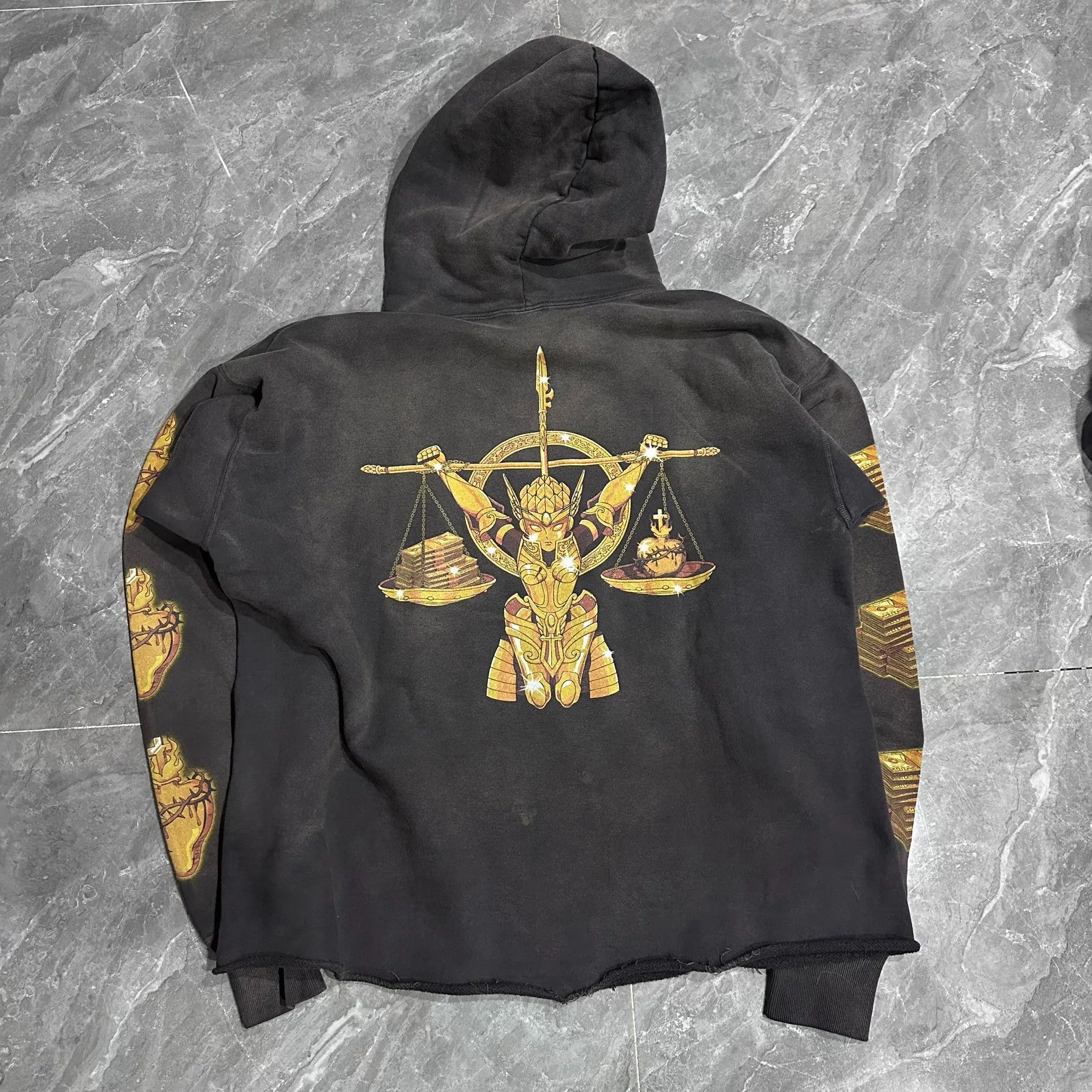 CLOT Saint Michael CLOT Black Hoodie Size US XL / EU 56 / 4 - 1 Thumbnail
