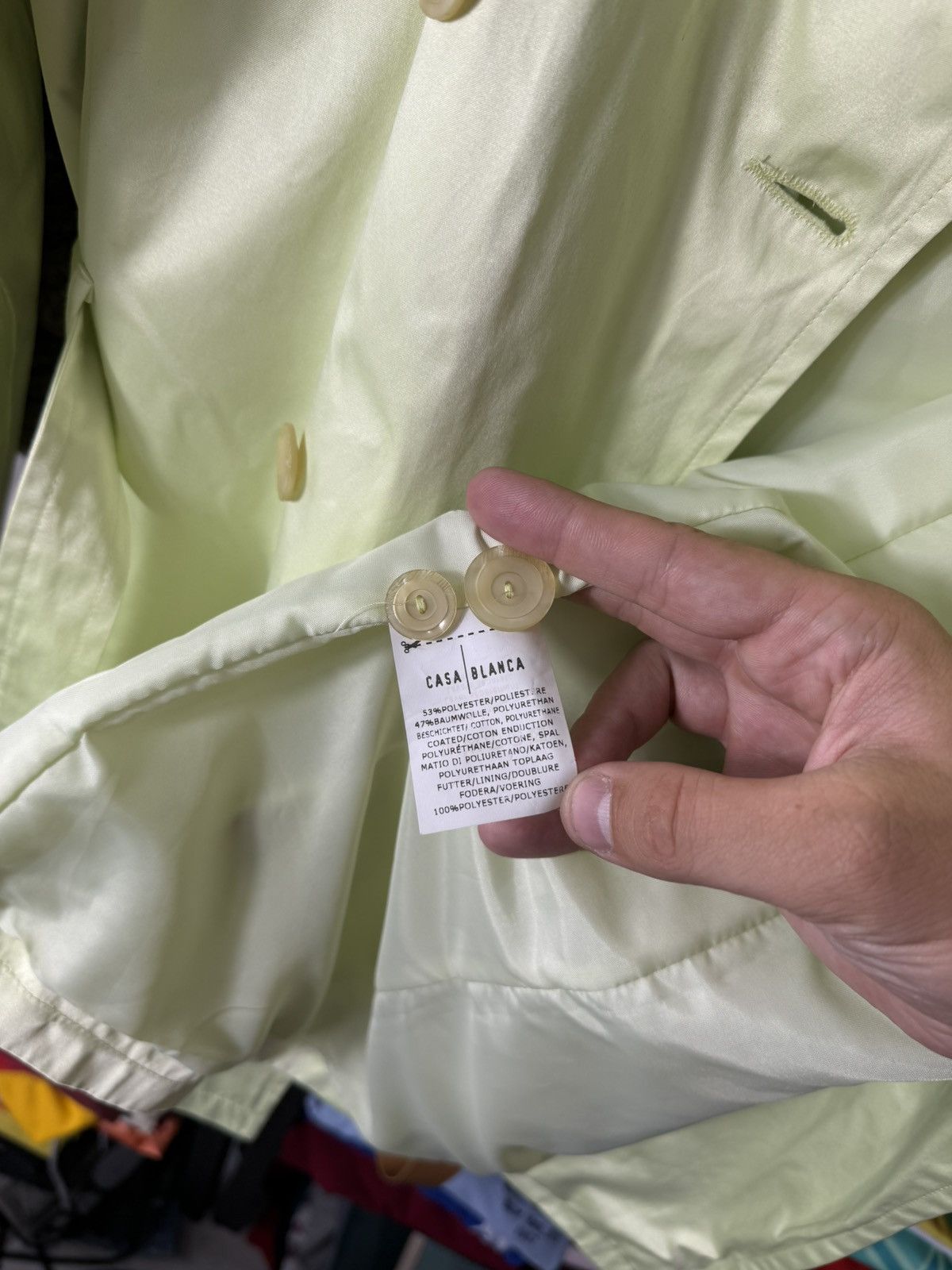Casablanca Casablanca Women’s Trench Coat Light Green Size 40 Size S / US 4 / IT 40 - 13 Thumbnail