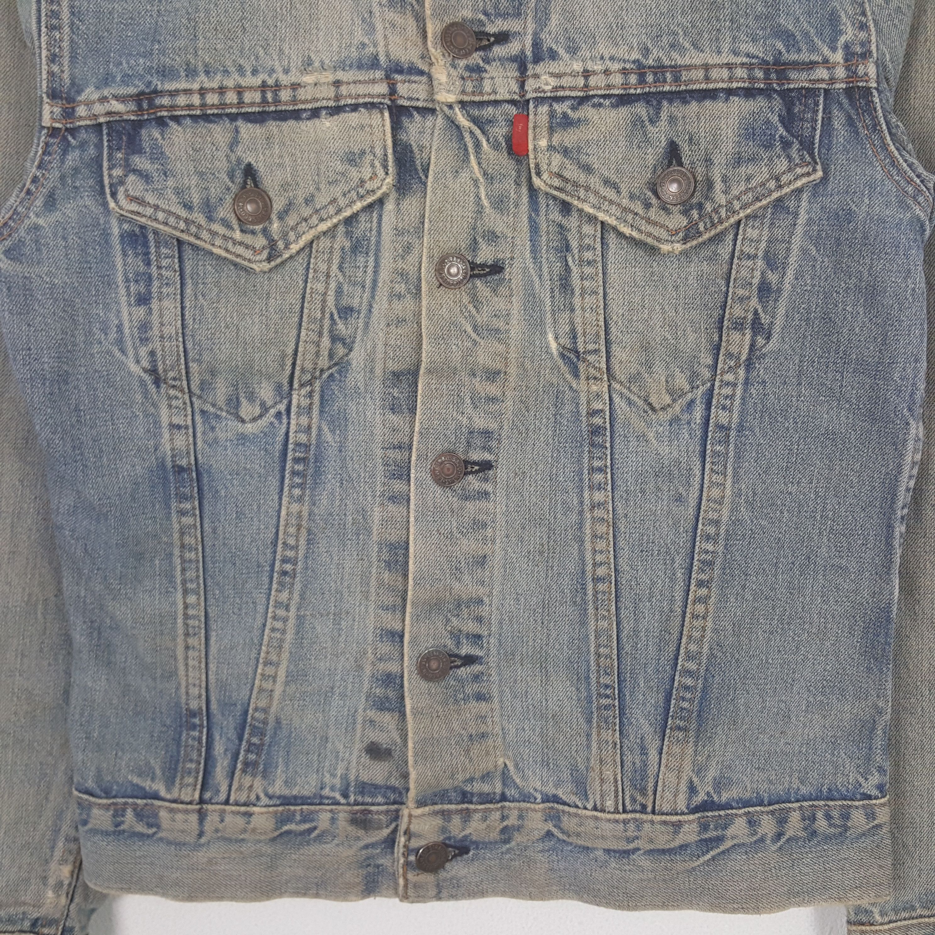 Levi's Vintage Levi's PTCS American Bikers Denim Jacket RR26 Size US XS / EU 42 / 0 - 2 Thumbnail