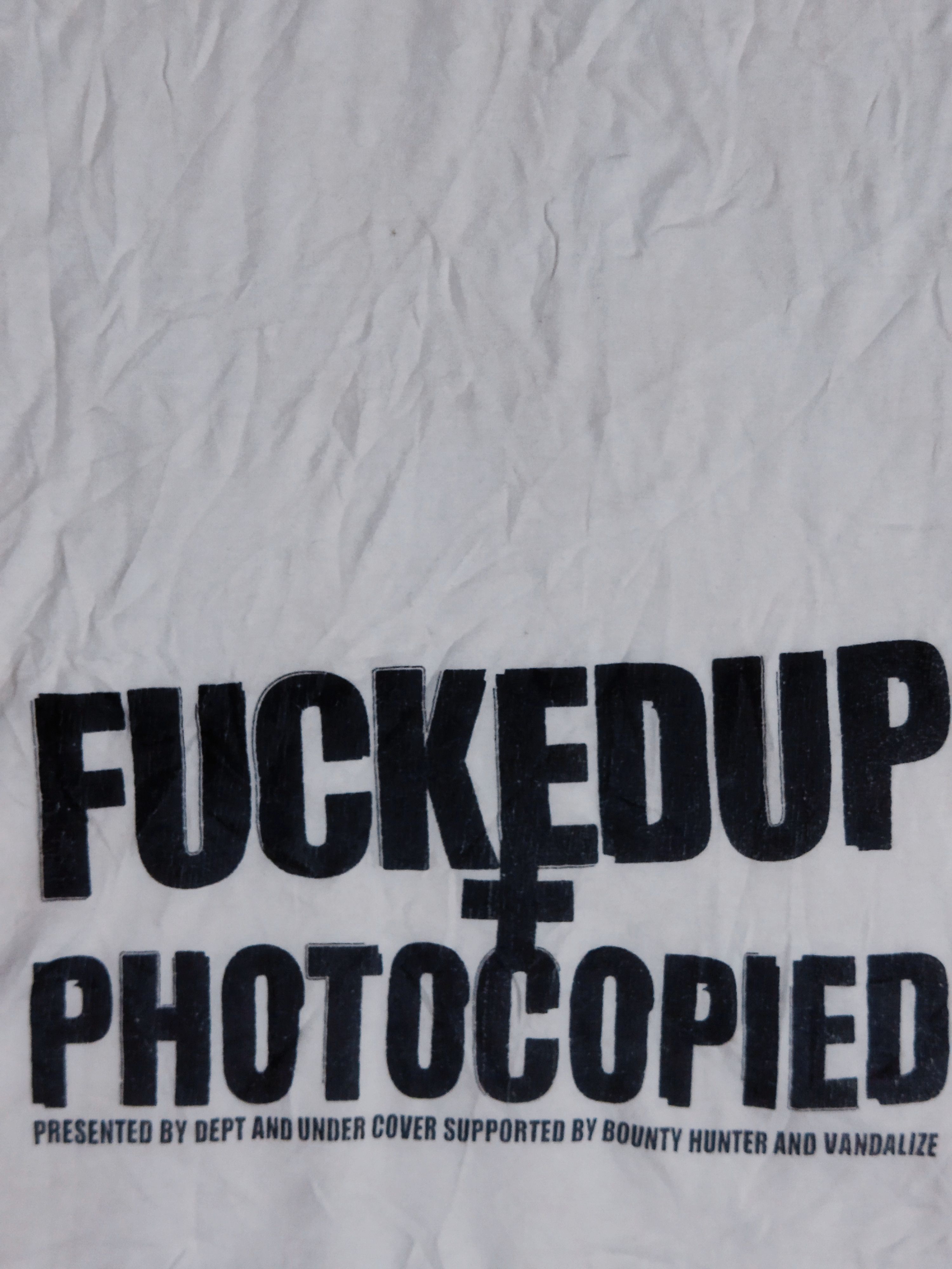 Undercover 90s Undercover Fucked Up + Photocopied Tee Size US L / EU 52-54 / 3 - 4 Thumbnail