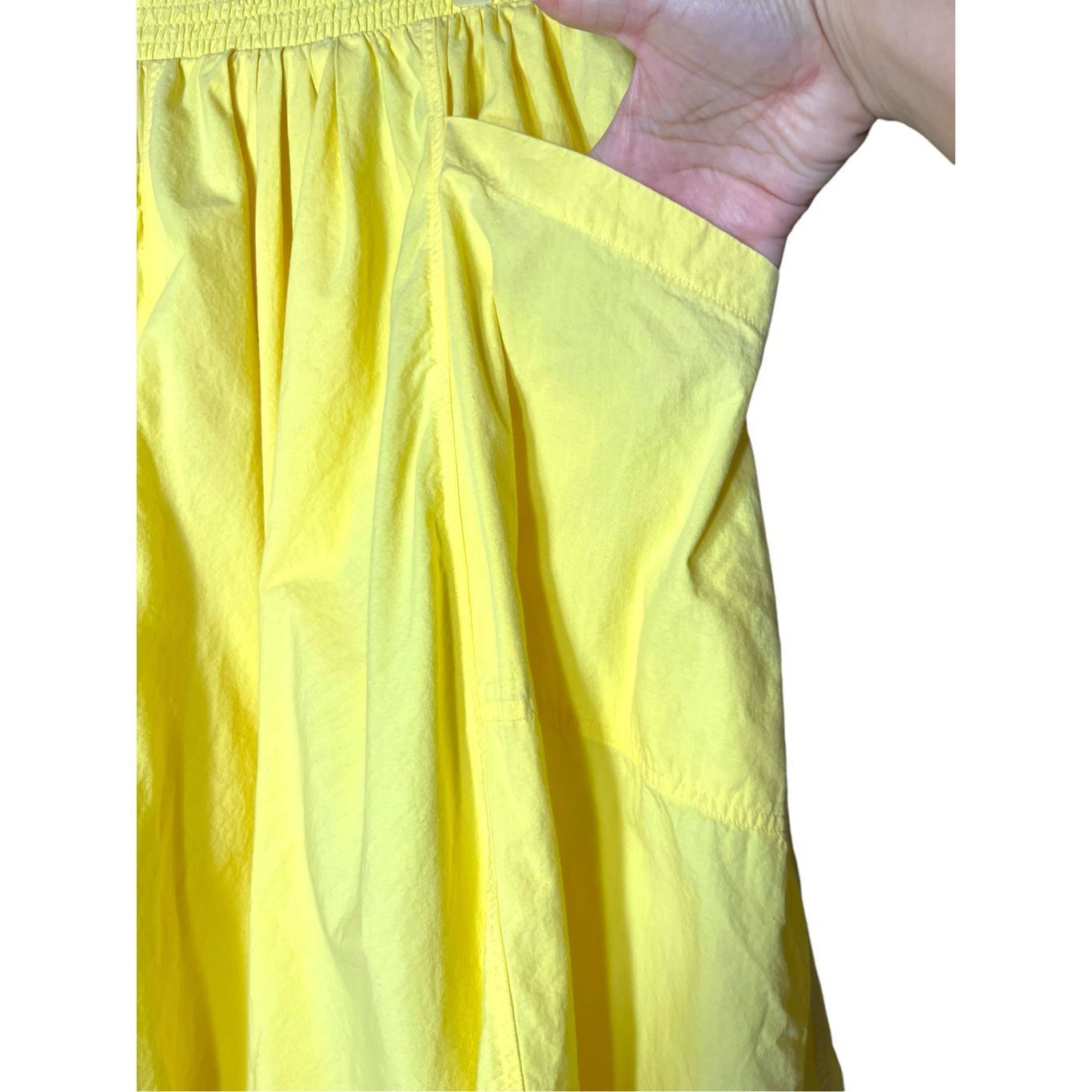 Other Vintage Liz Sport Yellow Maxi Skirt Size Medium Size 26" / US 2 / IT 38 - 4 Thumbnail