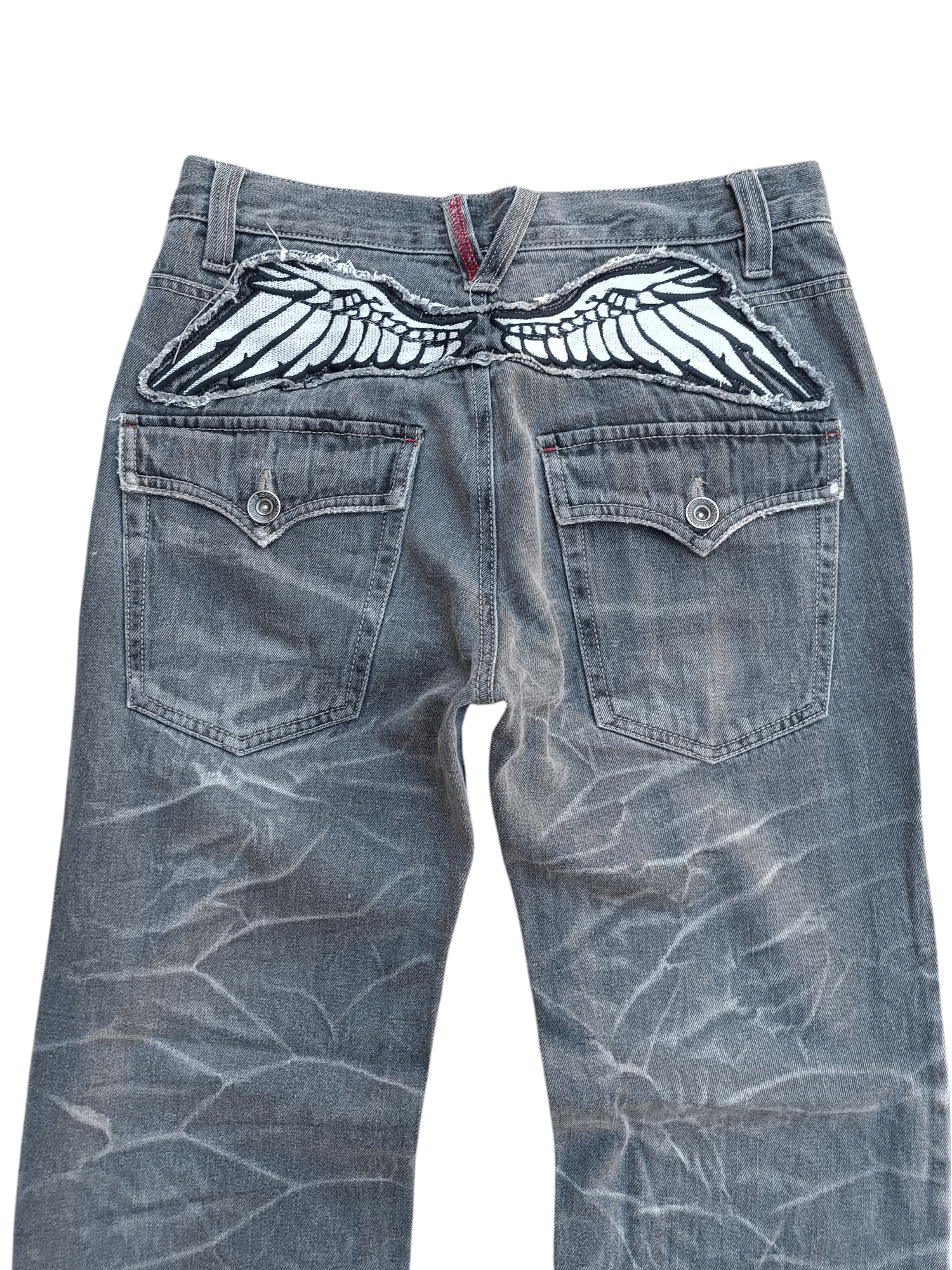 Designer × Japanese Brand Japan NYLAUS CLOTHING Thunder Faded Style Denim E270 Size US 30 / EU 46 - 6 Thumbnail