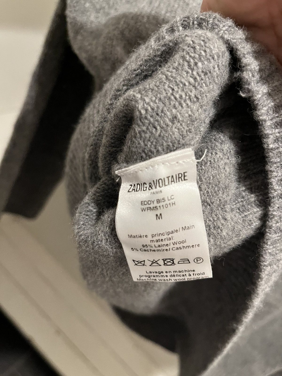 Zadig & Voltaire Cashmere/Wool ‘Rhythm’ Knit Size US M / EU 48-50 / 2 - 7 Thumbnail