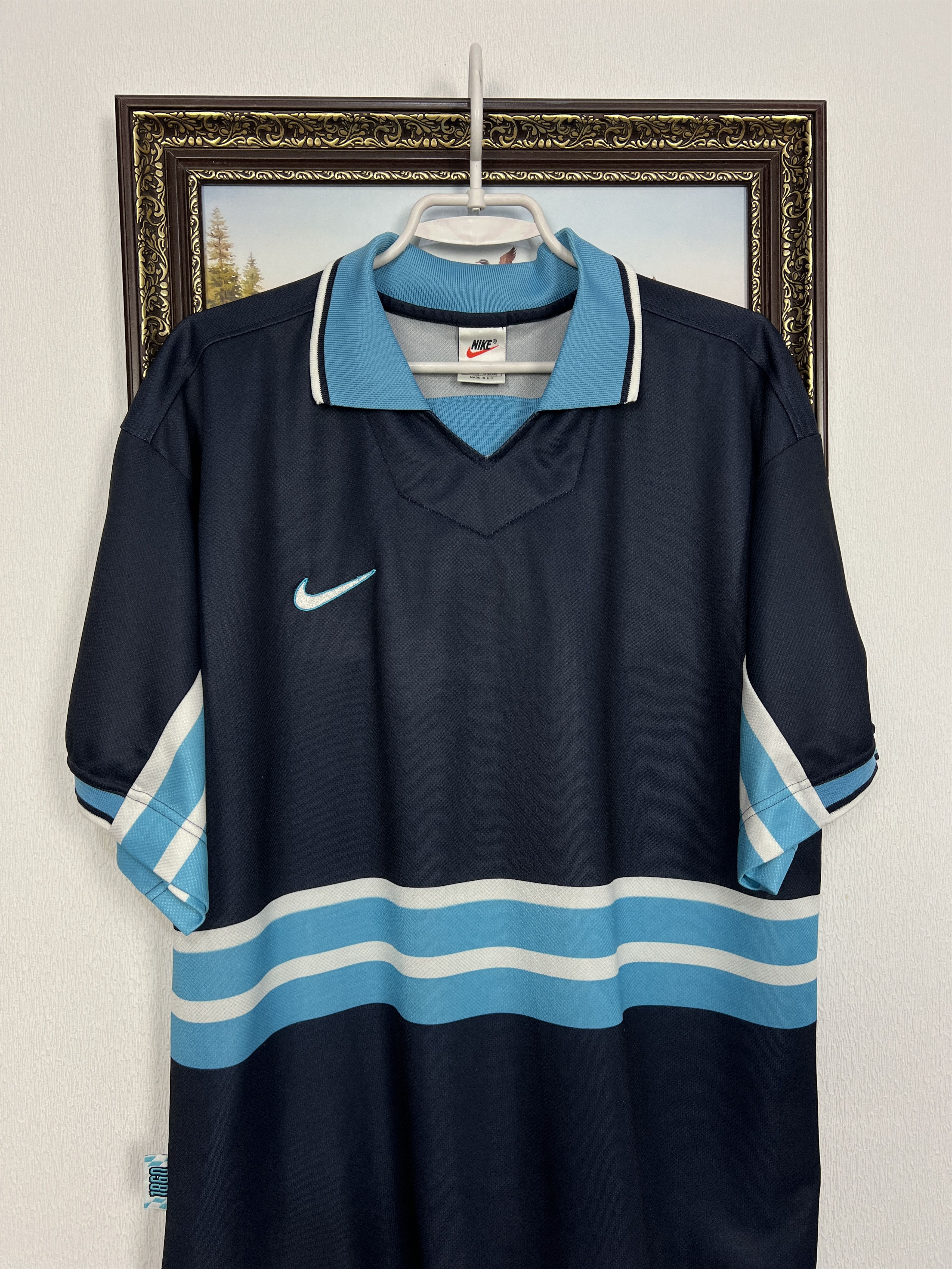 Nike 1860 Munich football shirt 1997 Soccer Jersey Trikot Rare Size US XL / EU 56 / 4 - 2 Thumbnail