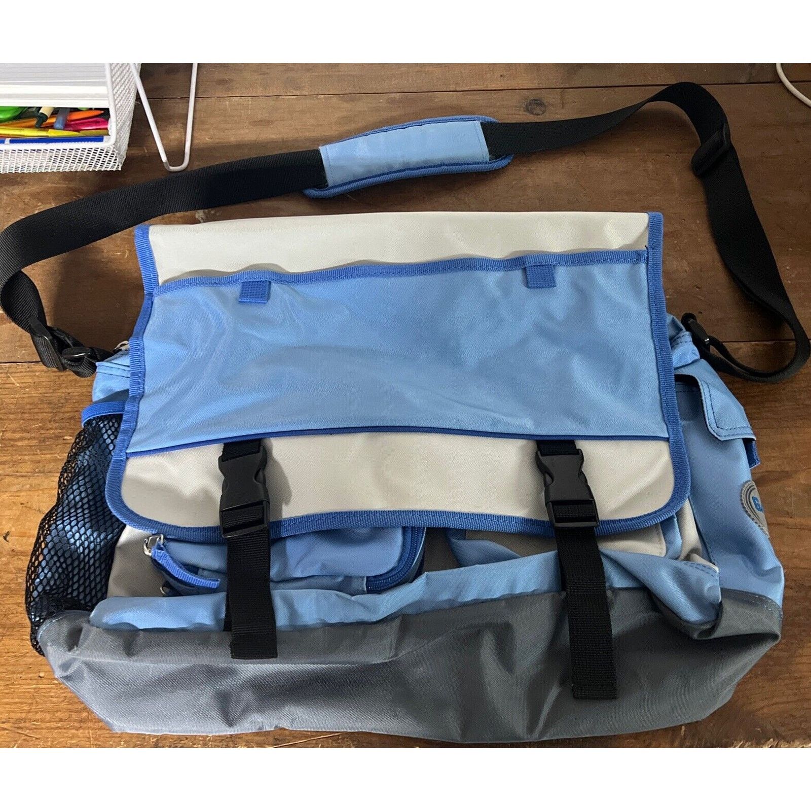 Gap New Vintage Gap Men's Nylon Shoulder Messenger Bag Blue Size ONE SIZE - 1 Thumbnail