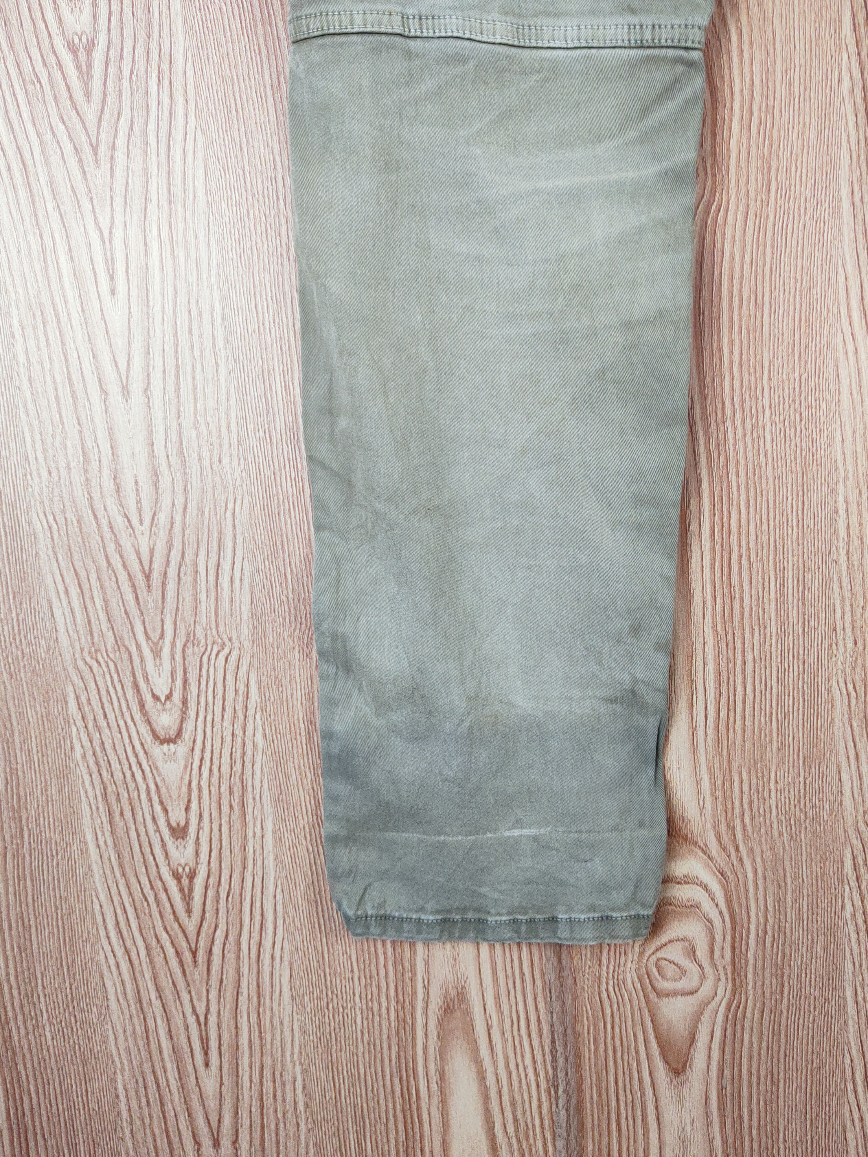 Japanese Brand Leavs Strawberry Green Faded Multipocket Cargo Pants #W438 Size US 33 - 9 Thumbnail