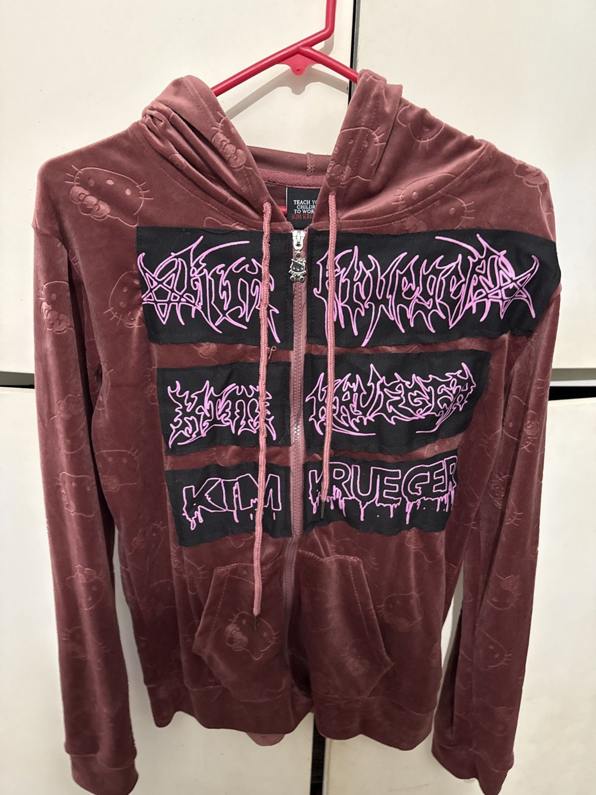 Kim Krueger × Playboi Carti Hello kimmy zipper sweater Size US L / EU 52-54 / 3 - 4 Thumbnail