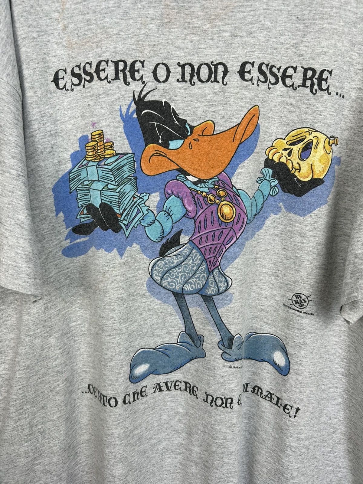 Vintage 1995 Daffy Duck Looney Tunes T Shirt Vintage Size US XL / EU 56 / 4 - 6 Thumbnail