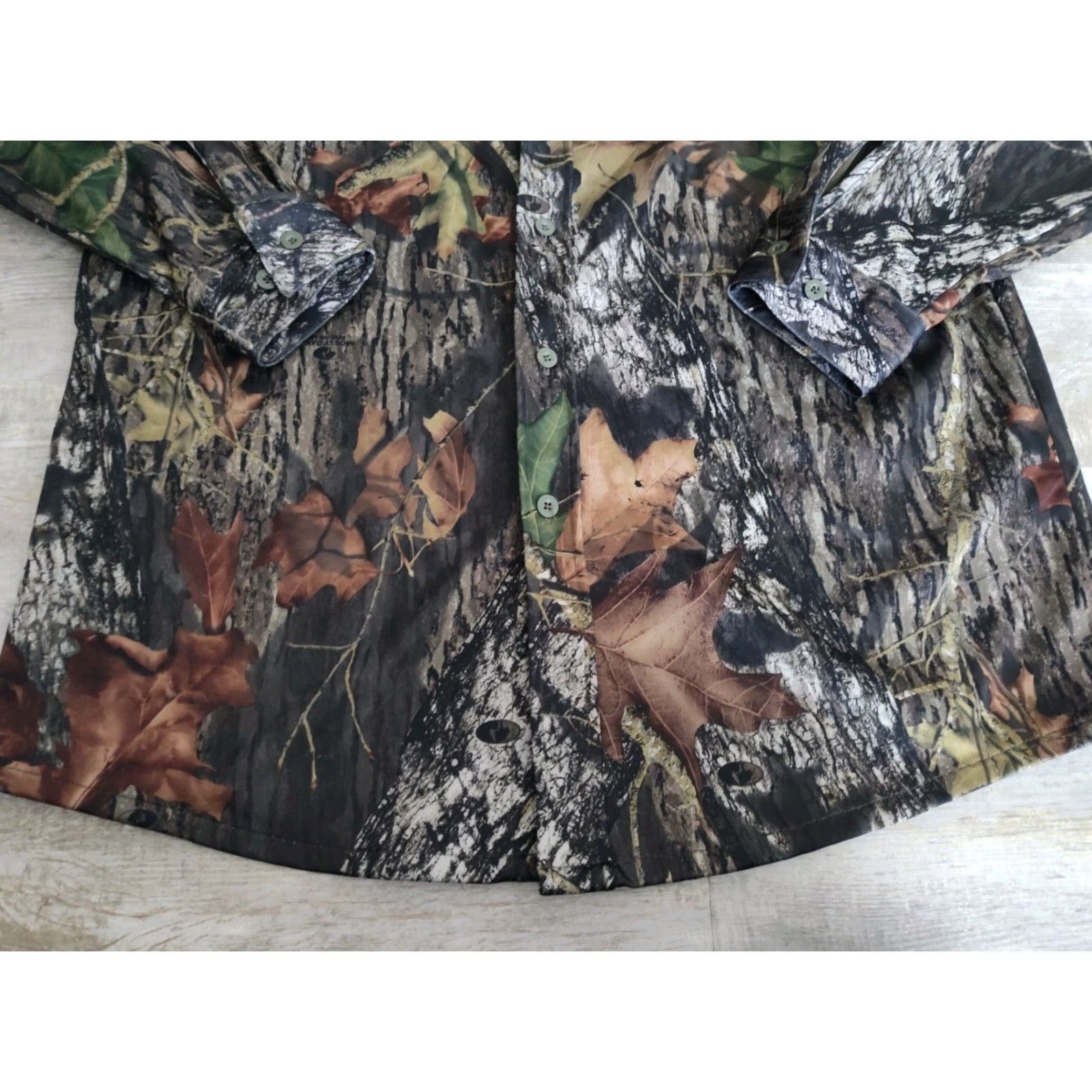 Vintage Scent-Lok Savanna EXT Mens Large Camo Polyester Flannel Hunting Button Up Shirt Size US L / EU 52-54 / 3 - 2 Thumbnail