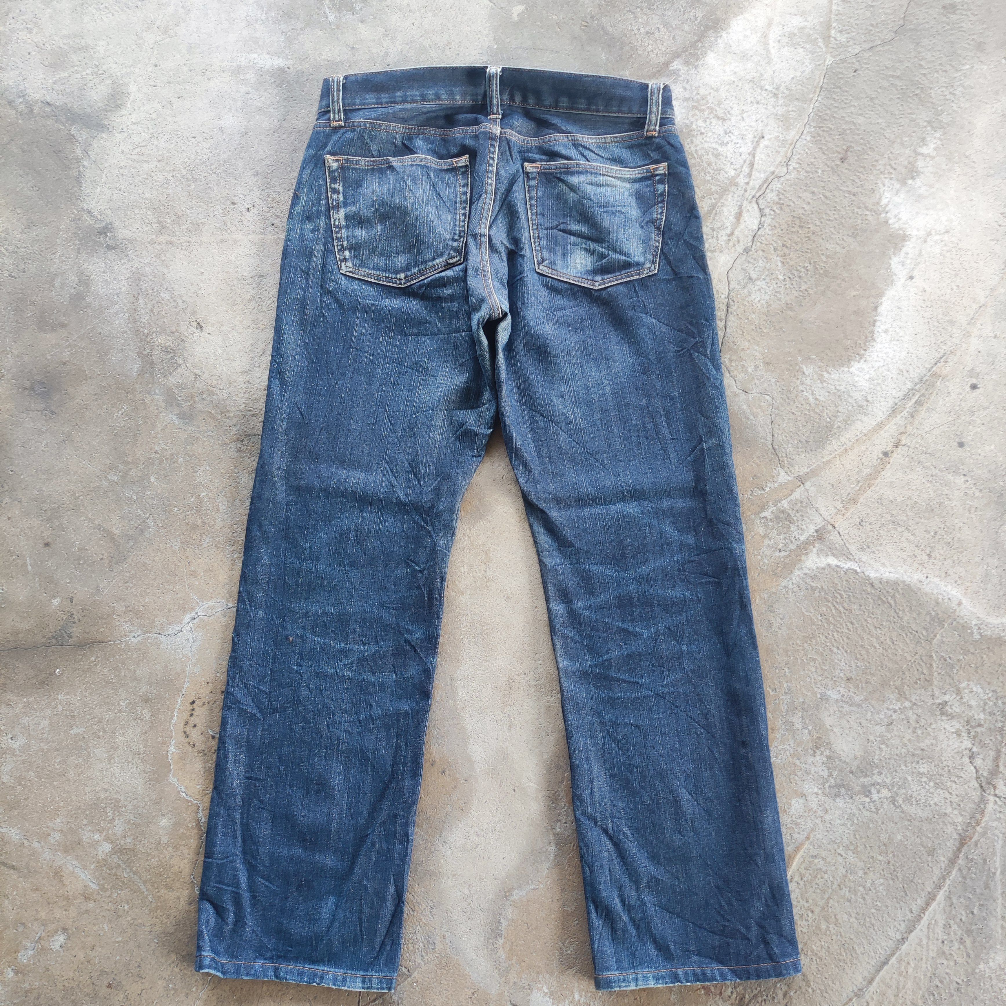 Japanese Brand Vintage Japanese Brand Straight Jeans Ripped Pants Size US 34 / EU 50 - 8 Thumbnail