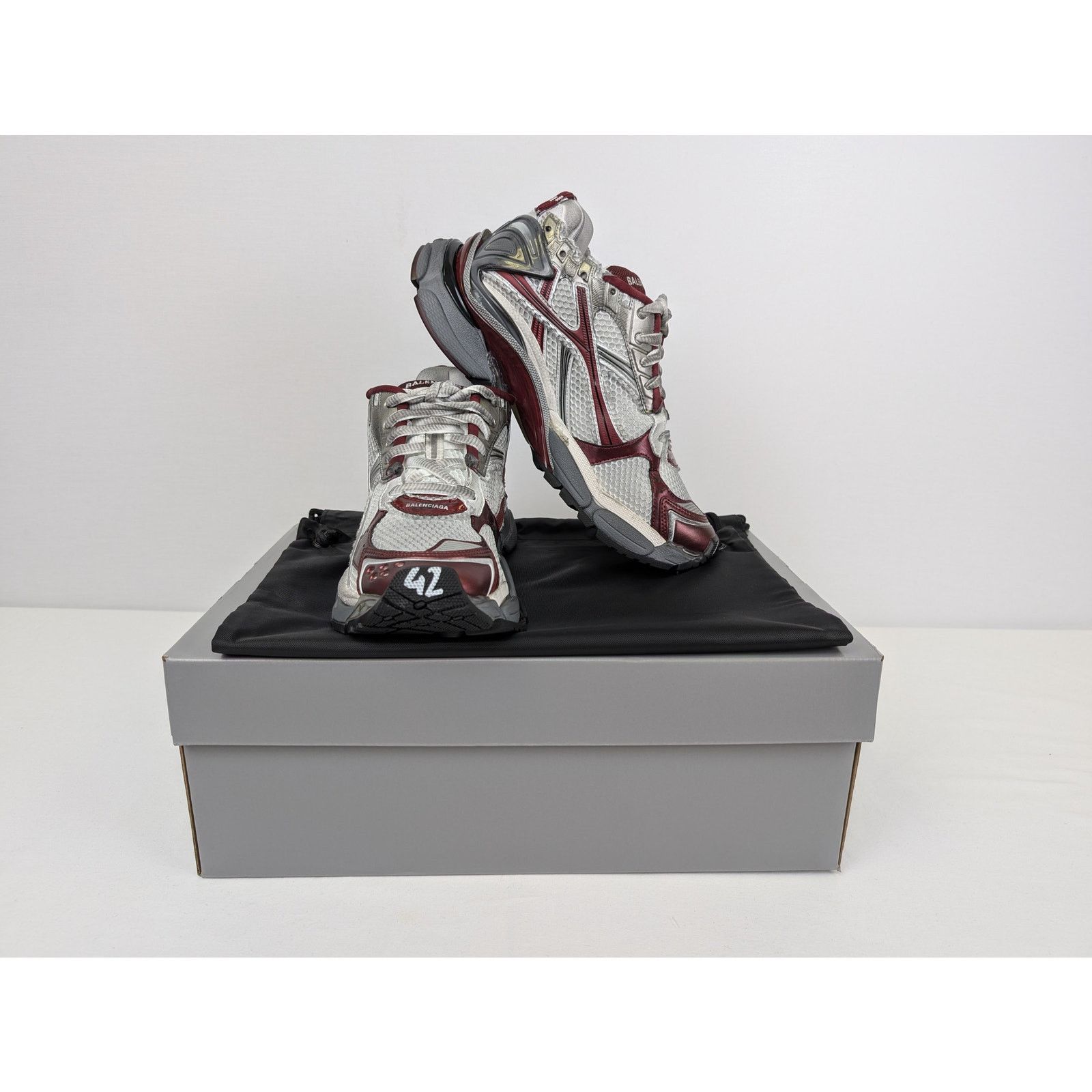 Balenciaga o1rshd1 Four Color Rubber Runners in Multicolor Size US 9 / EU 42 - 20 Thumbnail