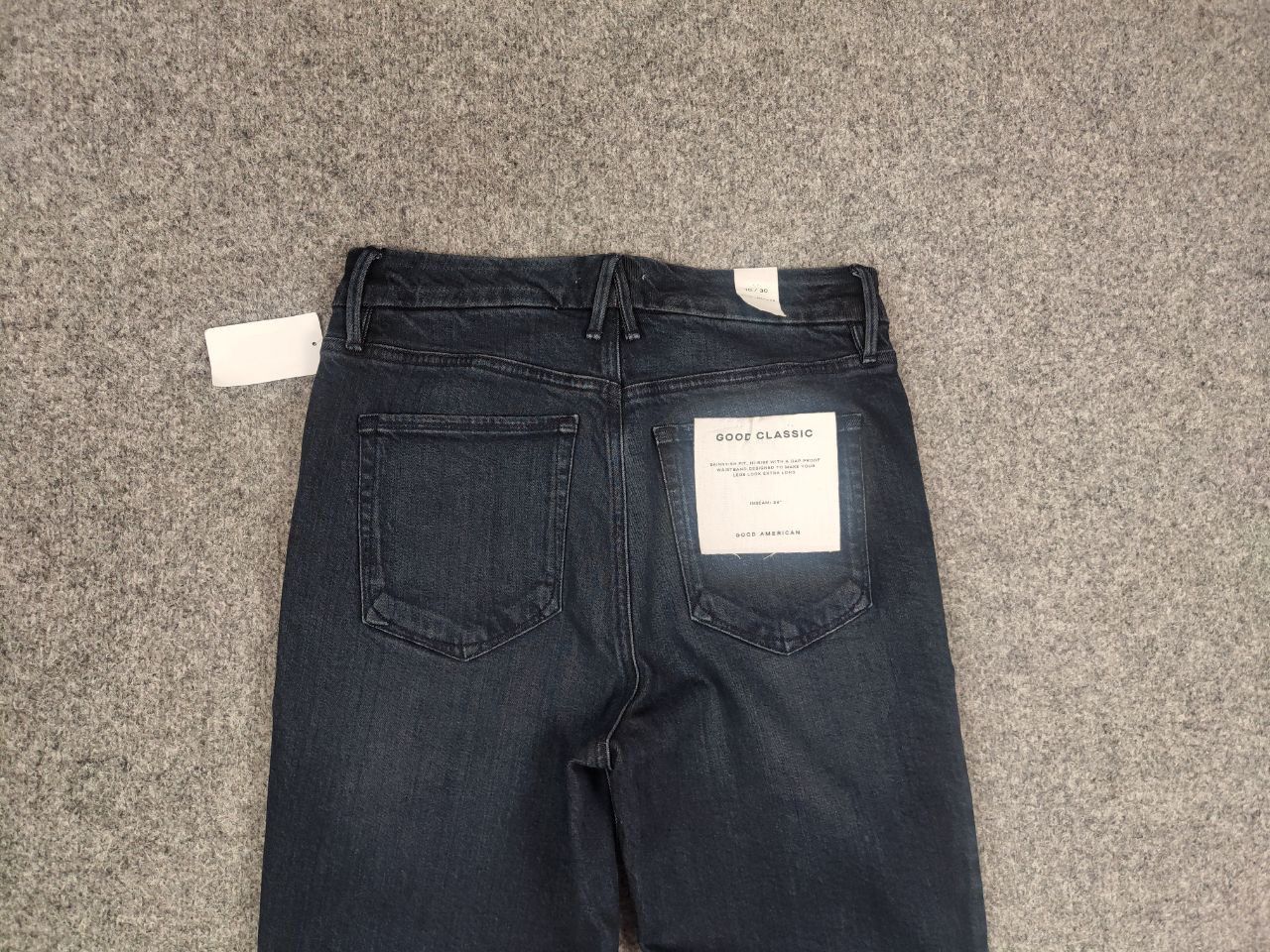 Good American Good American classic Design Ankle Dark Blue Denim Jeans Size 30" / US 8 / IT 44 - 7 Thumbnail