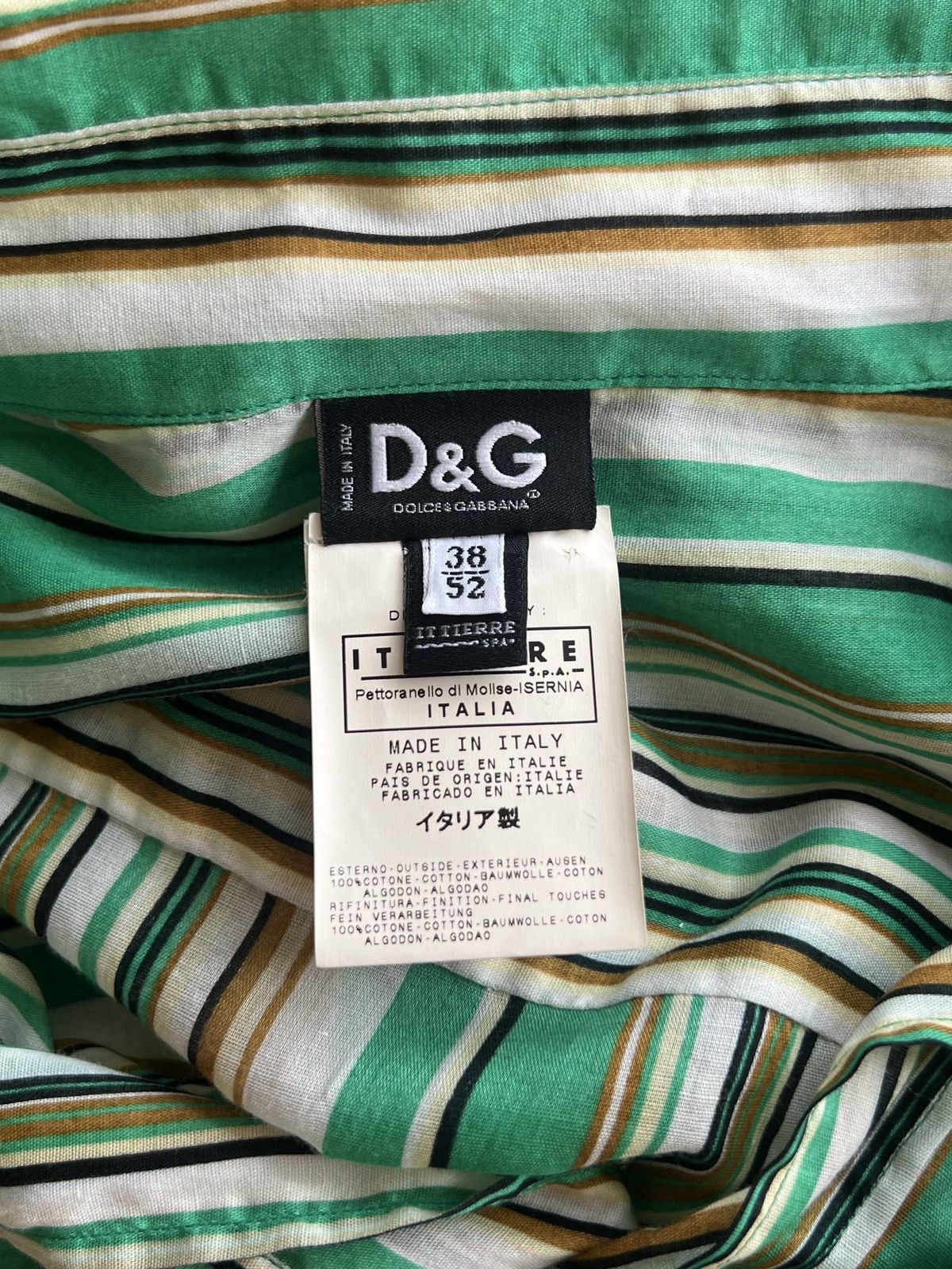 Dolce & Gabbana Dolce & Gabbana - Dress shirt Size 38R - 6 Thumbnail
