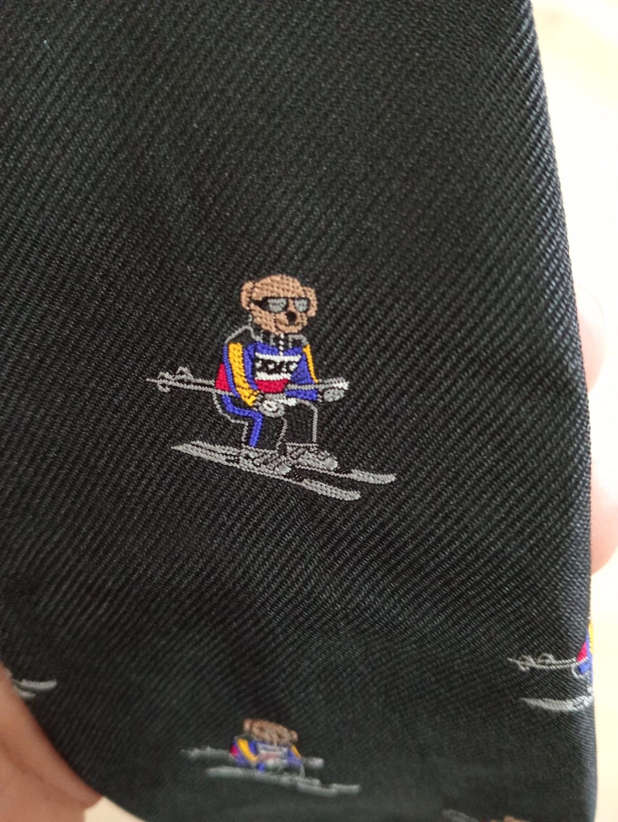 Polo Ralph Lauren Polo Ralph Lauren Bear ice skiing nectie Size ONE SIZE - 4 Thumbnail