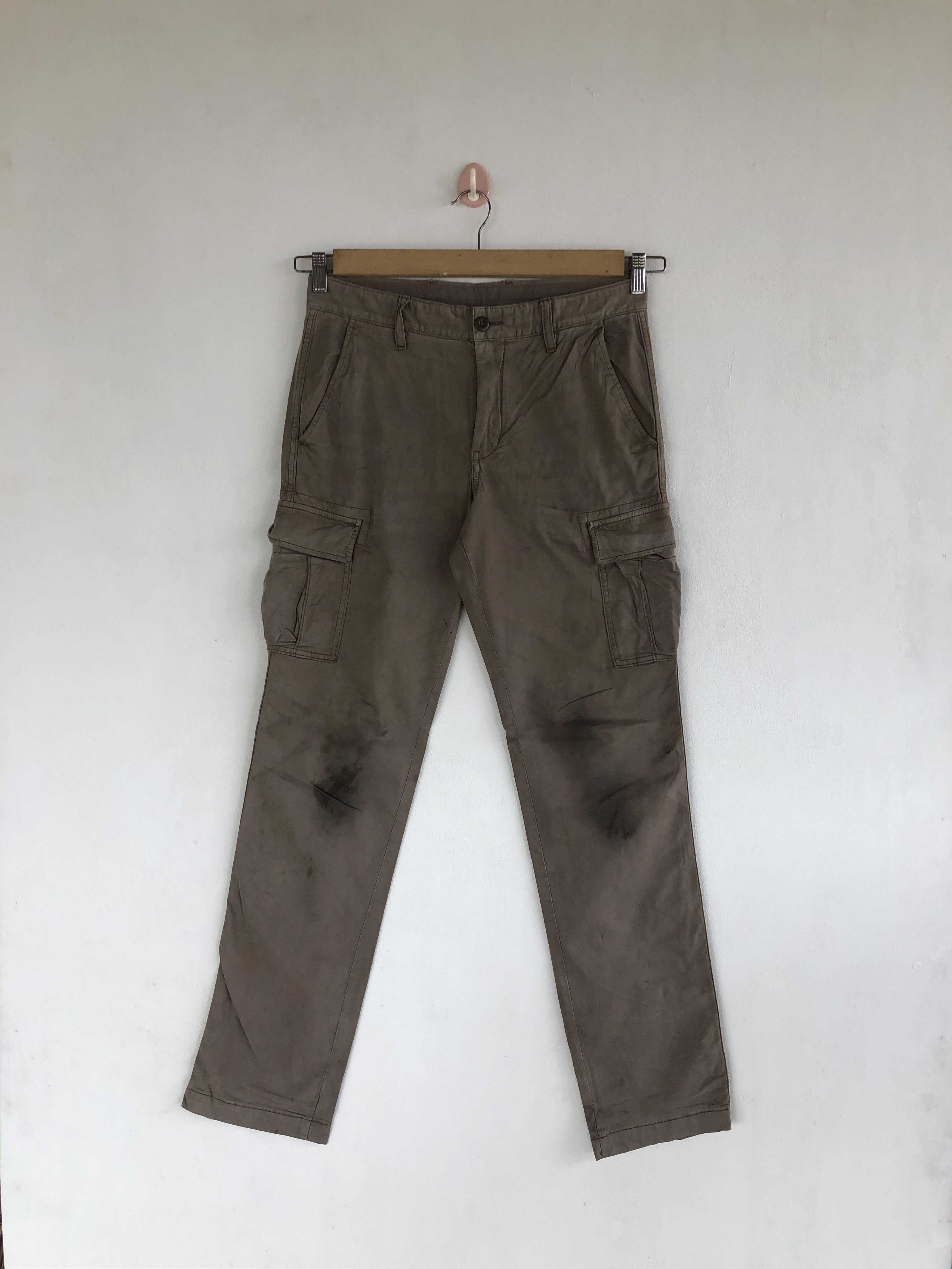 Japanese Brand Vintage Japanese Cargo Pants Multi Pocket Fatigue Trousers Size US 30 / EU 46 - 1 Thumbnail