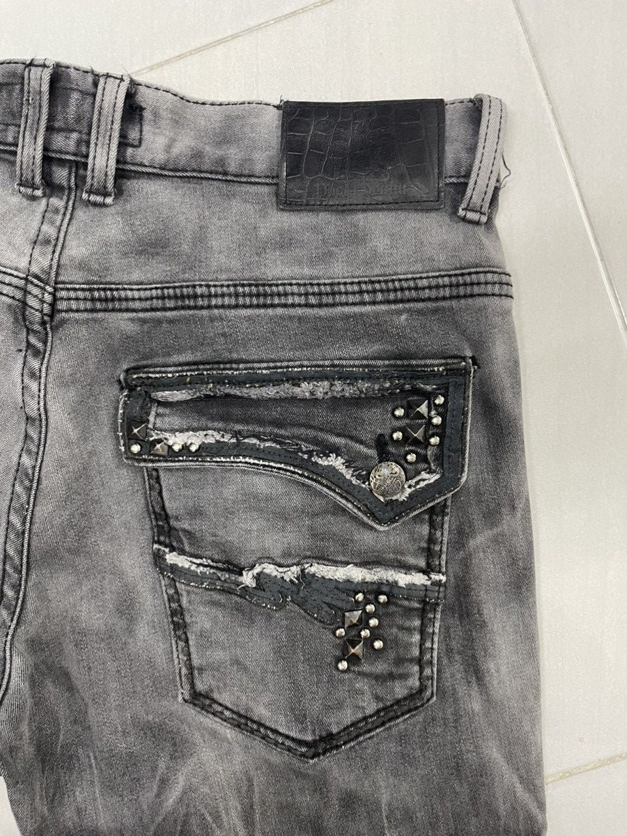 If Six Was Nine Pasta Denim Japan Studded Jeans Faded Black Size US 32 / EU 48 - 7 Thumbnail