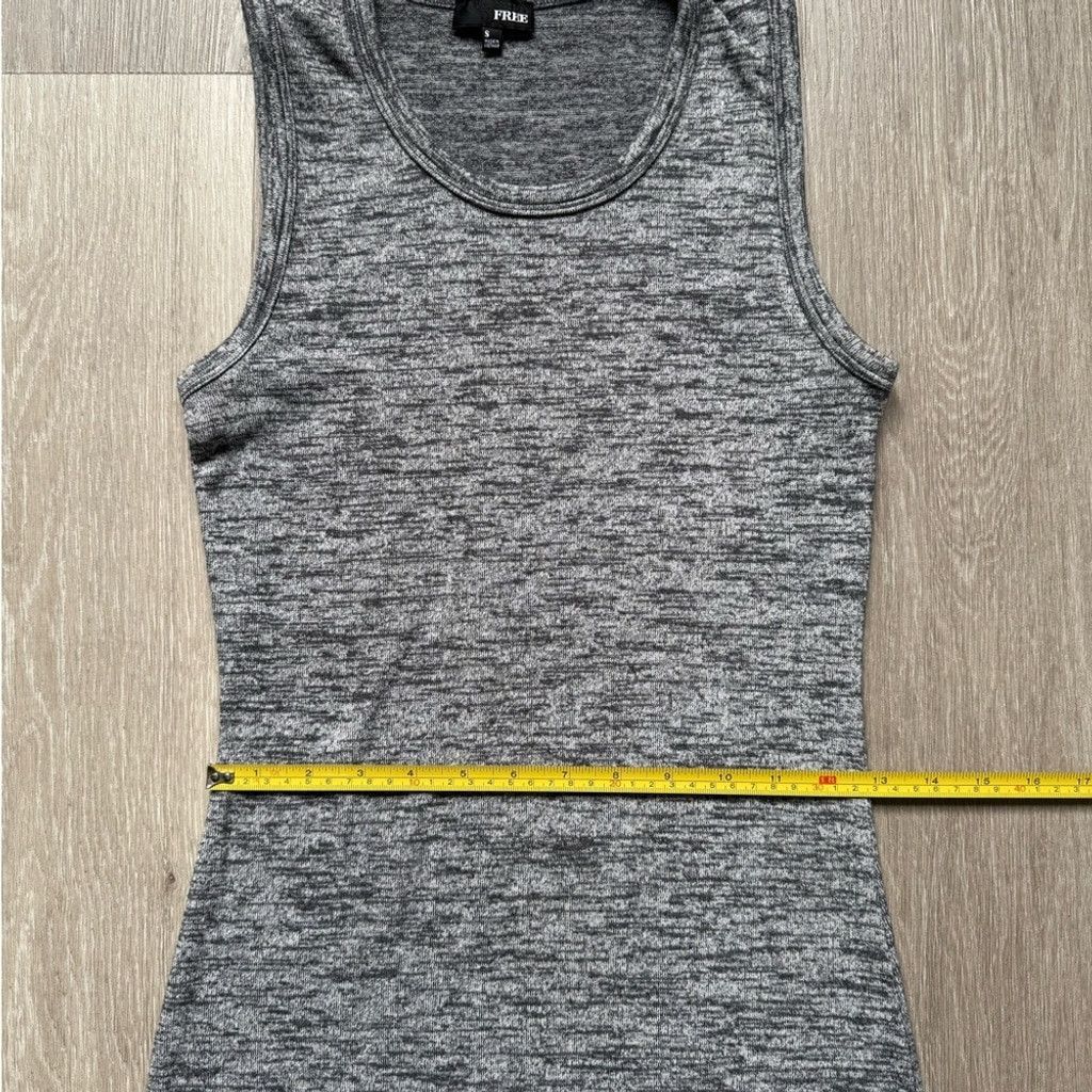 Aritzia Wilfred Aritzia Gray Bodycon Midi Dress Size XS / US 0-2 / IT 36-38 - 5 Thumbnail