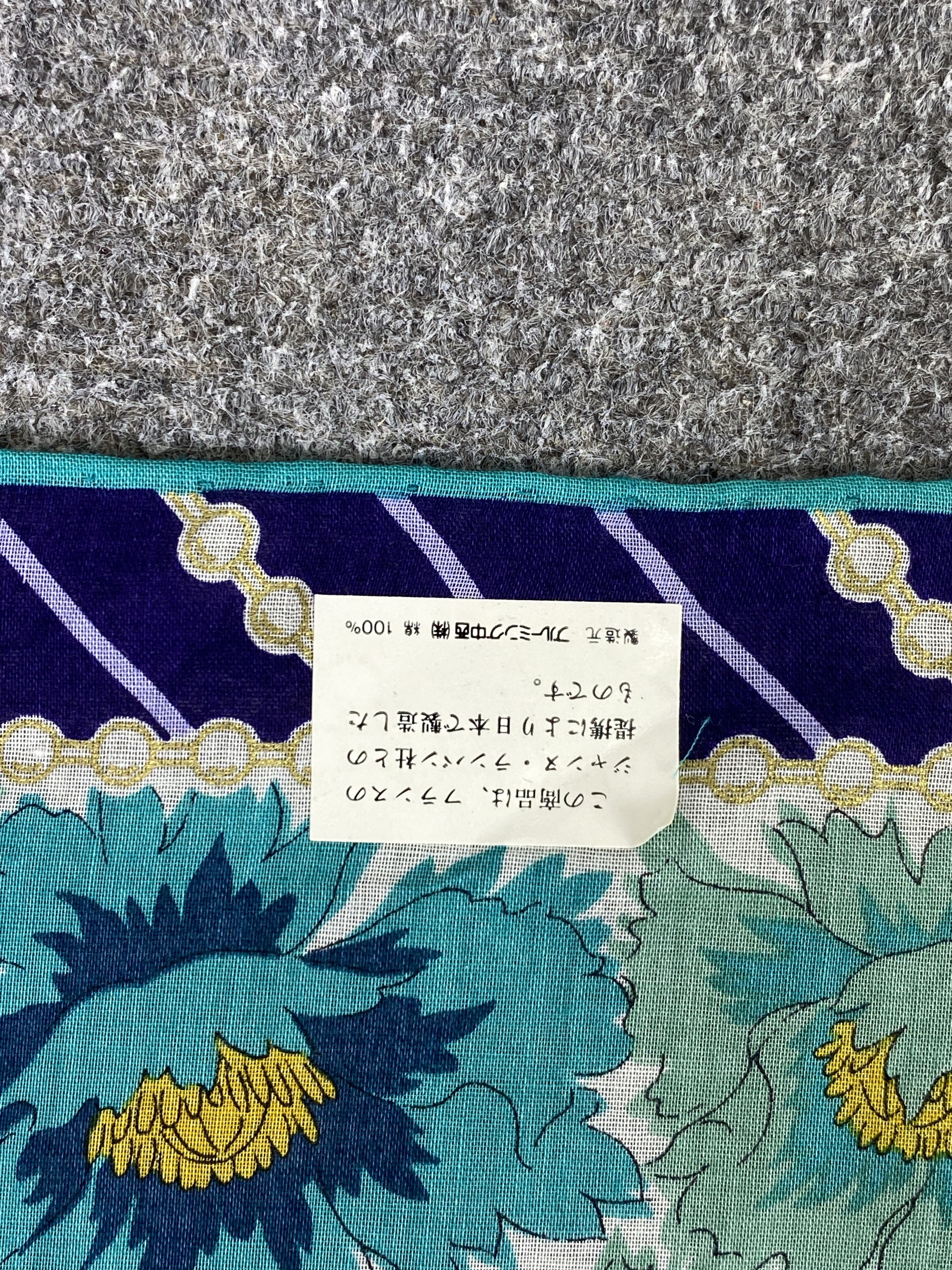 Lanvin Vintage Lanvin Handkerchief / Neckerchief KT0152 Size ONE SIZE - 8 Thumbnail
