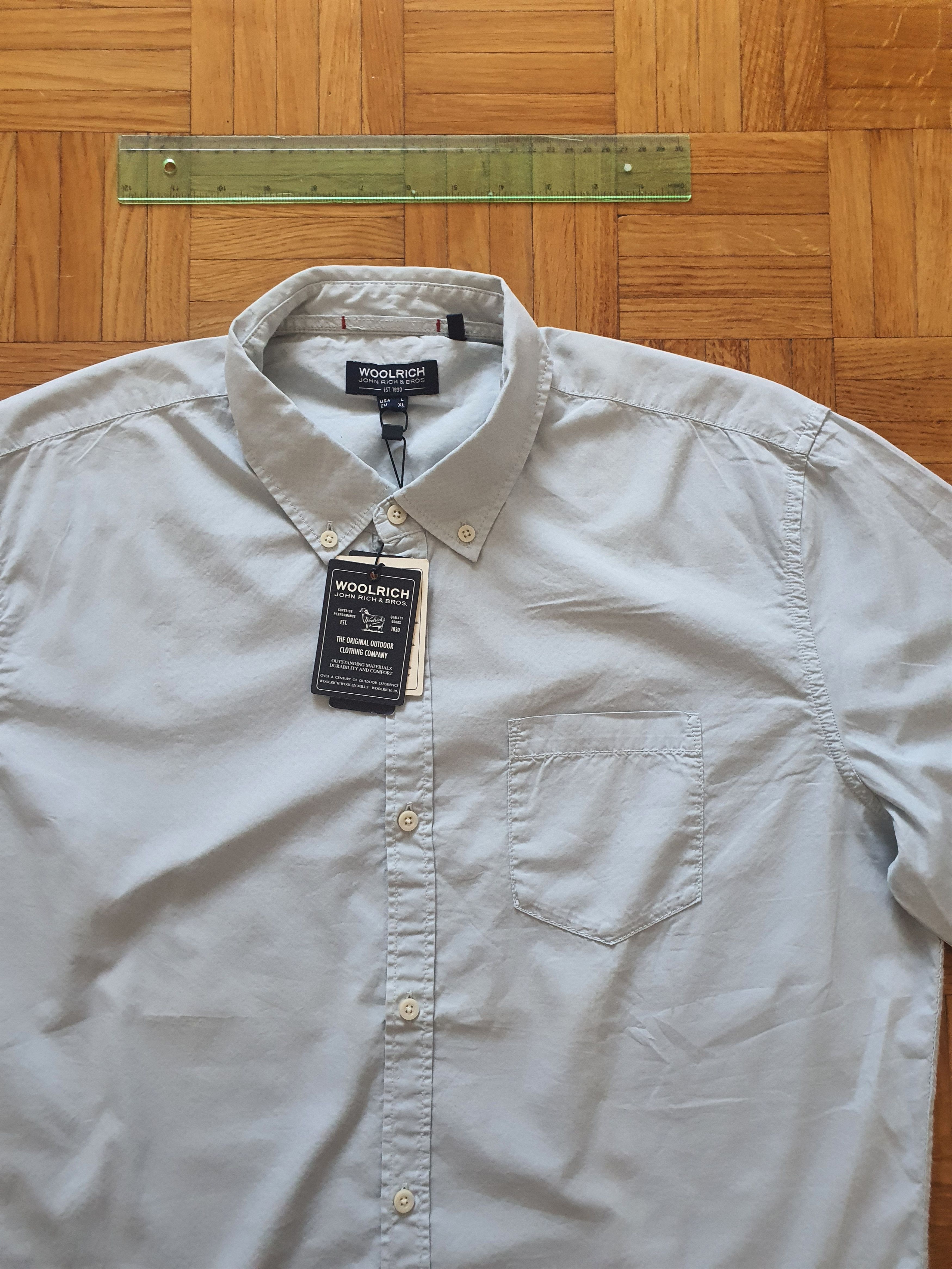 Woolrich Woolen Mills BNWT Casual Shirt Button-Up - Micropattern - Sz EU XL Size US L / EU 52-54 / 3 - 3 Thumbnail