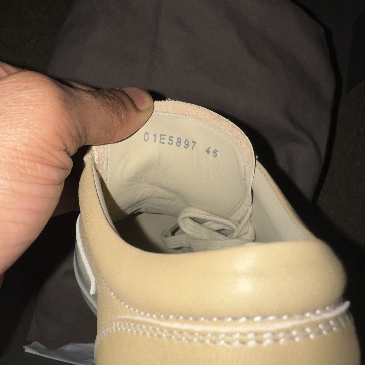 Rick Owens Rick Owens Vintage Sneaker “Parchment” Size 45 Size US 12 / EU 45 - 10 Thumbnail