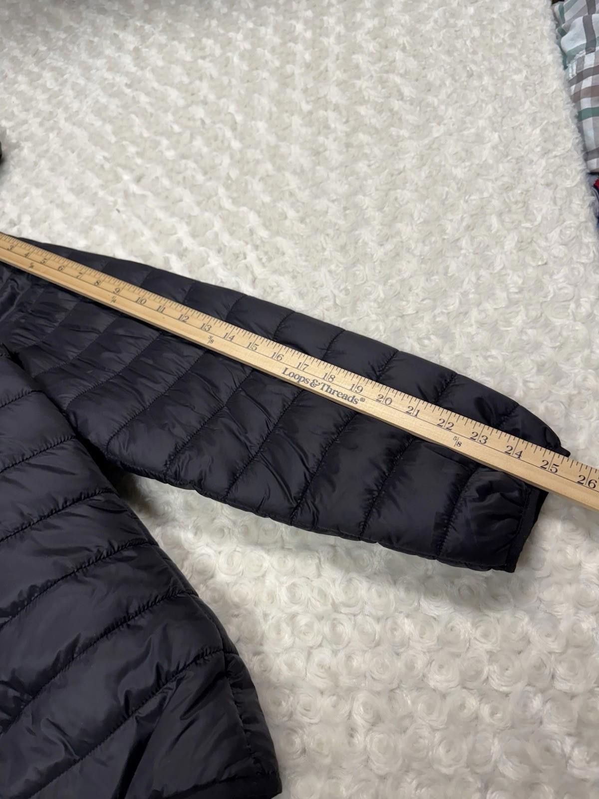 Other Men's Lightweight Packable Hooded Puffer Jacket Black XXL Size US XXL / EU 58 / 5 - 4 Thumbnail