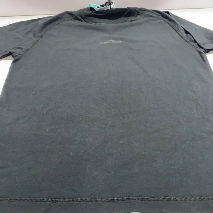 Stone Island Stone Island Black Logo Slim Fit Tshirt -2506 Size US S / EU 44-46 / 1 - 5 Thumbnail