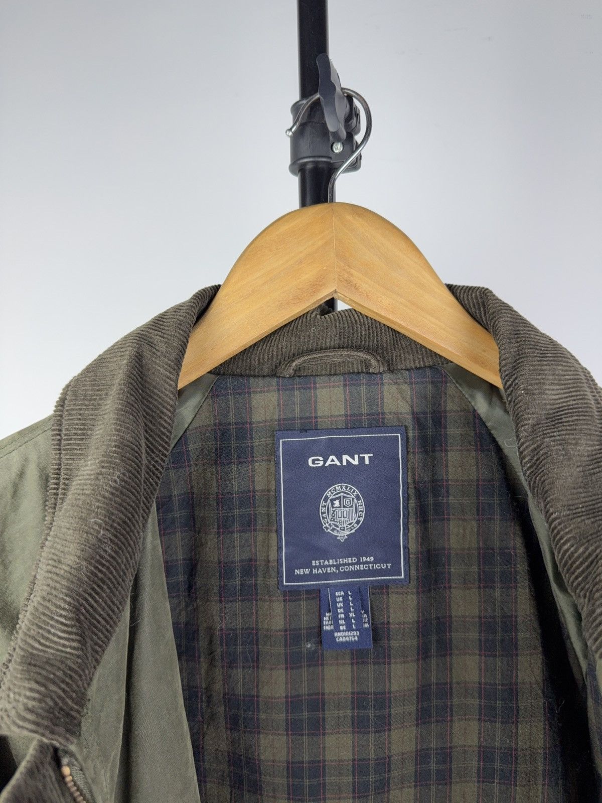 Gant Luxury London Cotton GANT Retro Wax Barbour style Jacket Size L / US 10 / IT 46 - 10 Thumbnail