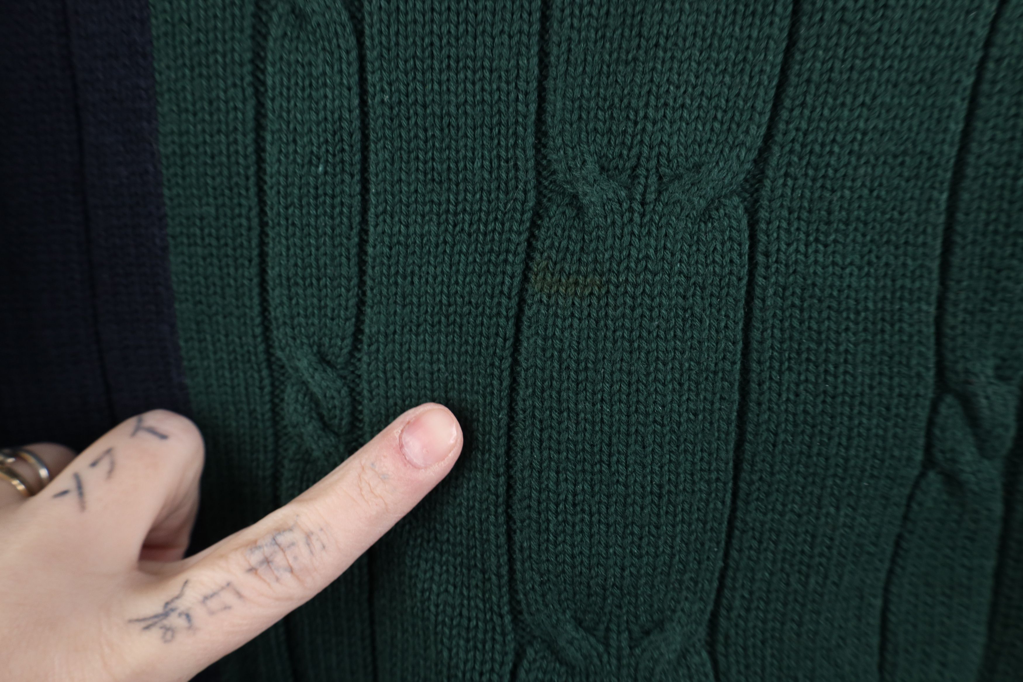 Nautica Vintage 90s Nautica Cable Knit Crewneck Sweater Cotton Size US S / EU 44-46 / 1 - 5 Thumbnail