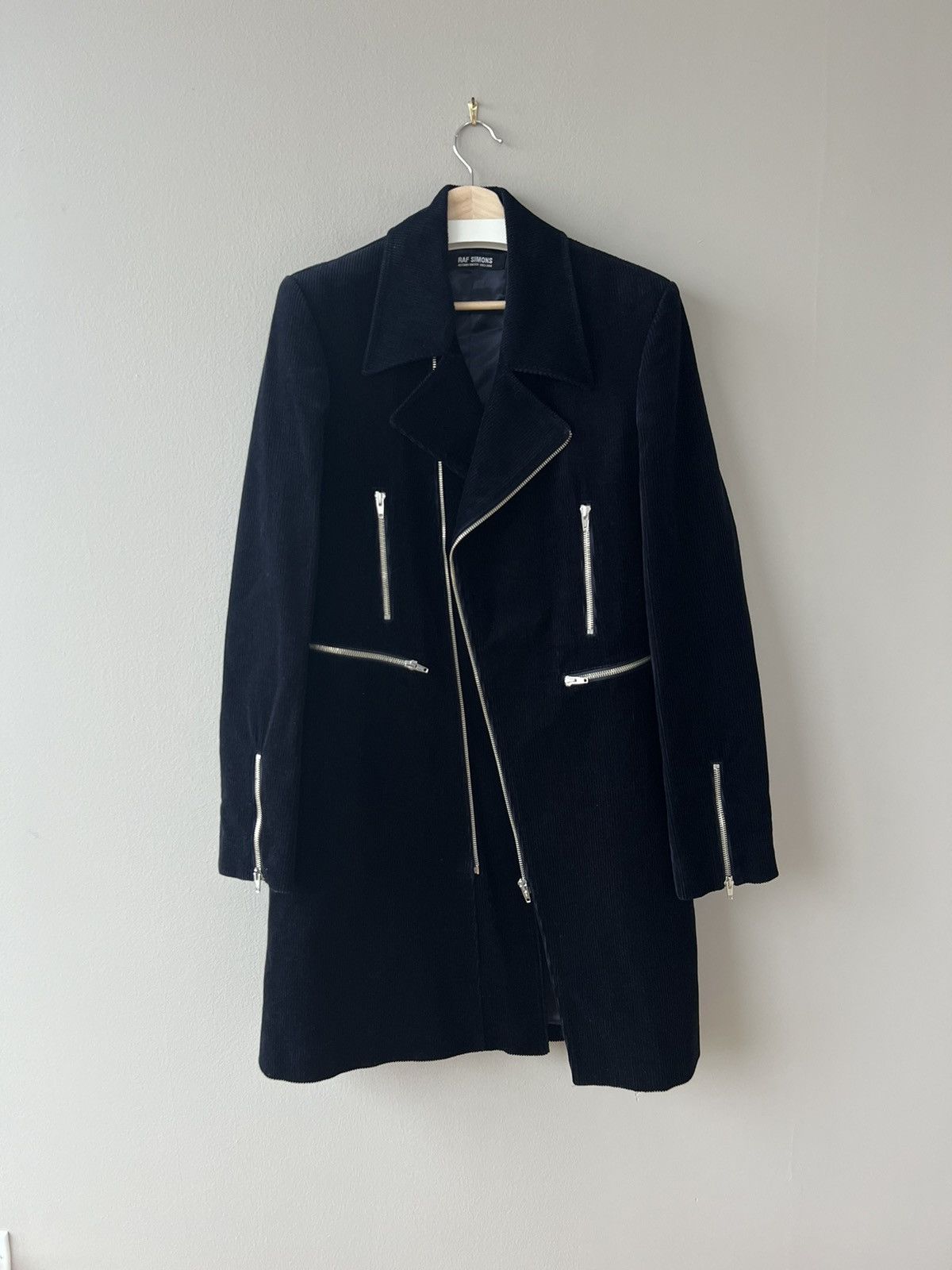 Raf Simons AW03 “Closer” Corduroy Perfecto Biker Coat Size US M / EU 48-50 / 2 - 5 Thumbnail