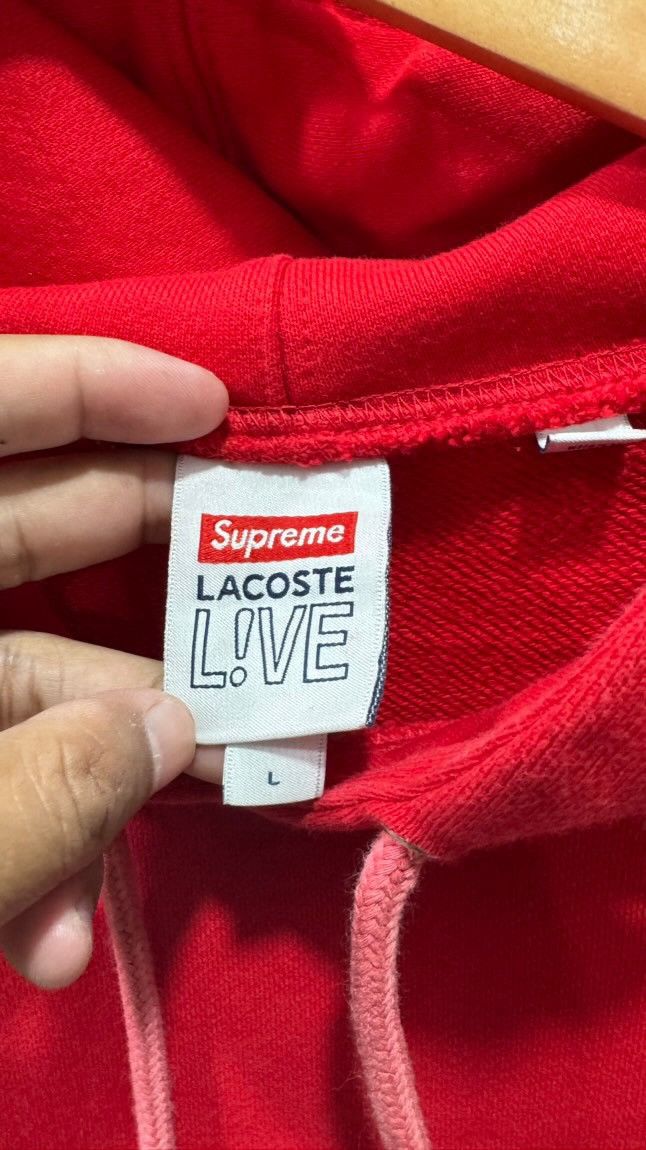 Supreme Supreme Lacoste Hoodie Size US L / EU 52-54 / 3 - 1 Thumbnail
