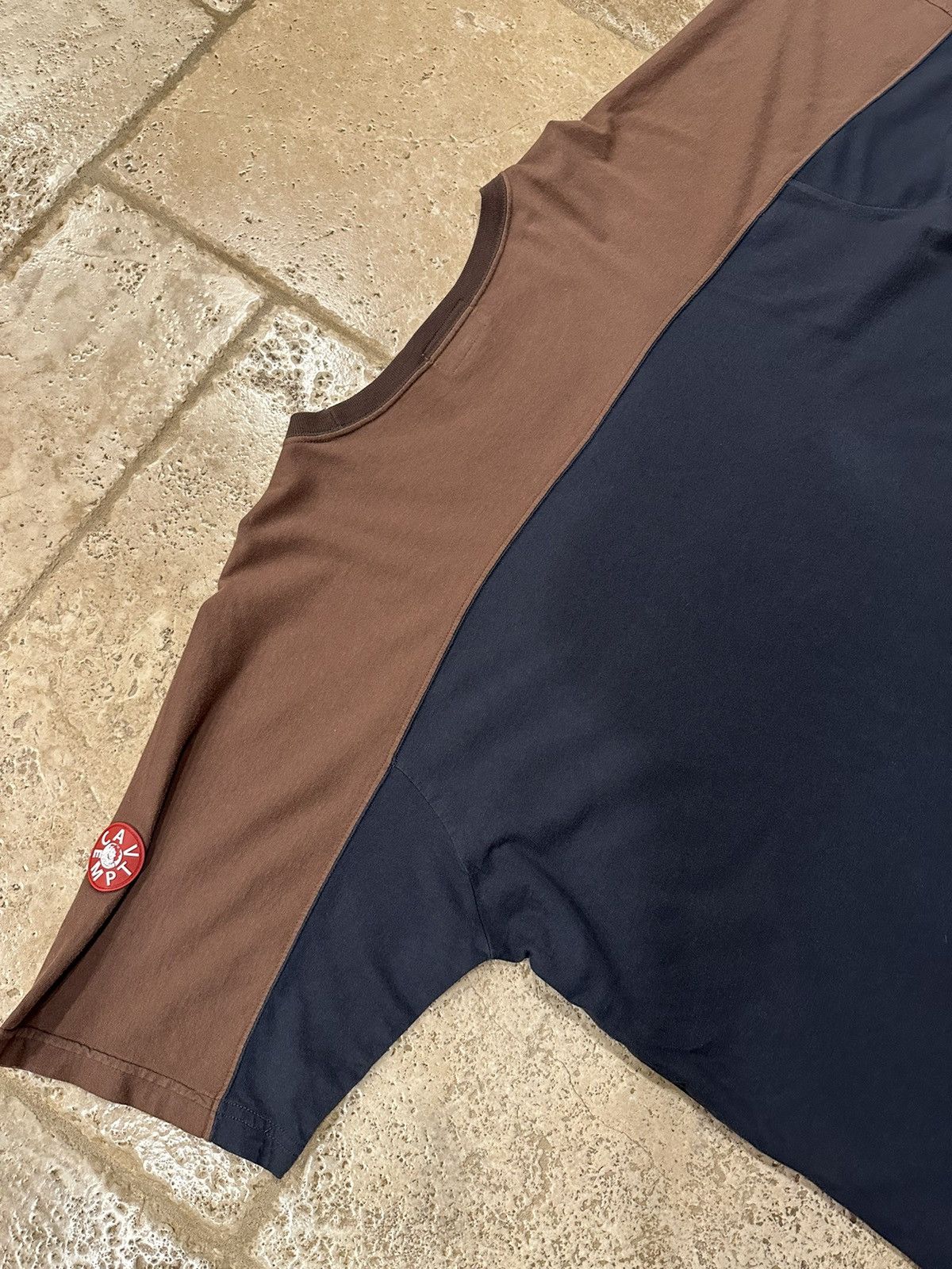 Cav Empt Cav Empt Brown Tri Color Red Logo Short Sleeve T-Shirt Size US M / EU 48-50 / 2 - 10 Thumbnail