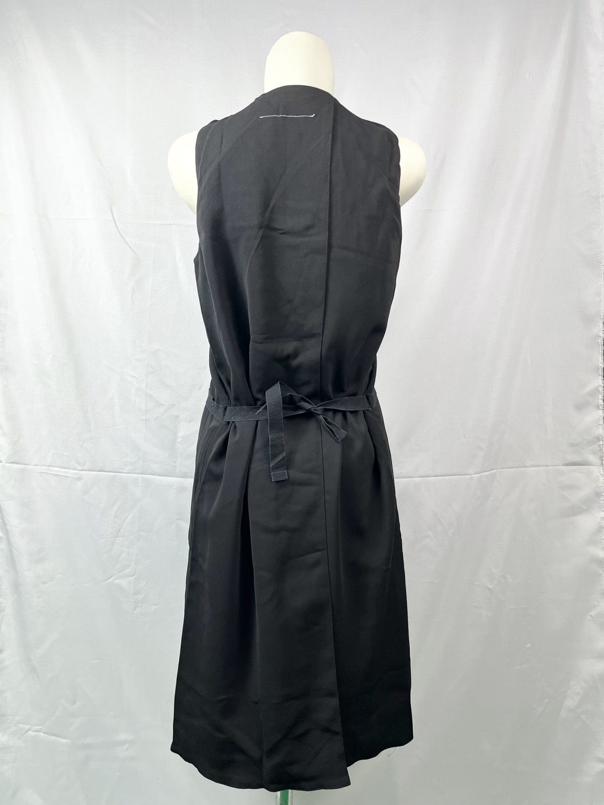 MM6 MM6 MAISON MARGIELA RIBBON-TIE PINAFORE DRESS Size XS / US 0-2 / IT 36-38 - 11 Thumbnail