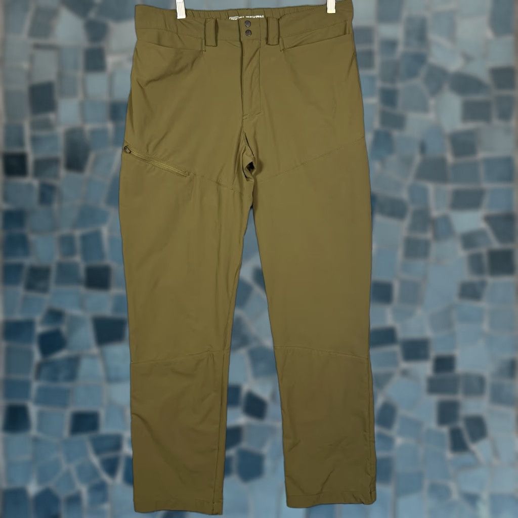 Vintage Alaskan Hardgear Pants Mens 34x32 Roadless Standard Softshell Cargo Hike 91322 Mens Pants Cargo Pockets Green 34in Inseam 32in Regular MSR 91322 Size US 34 / EU 50 - 1 Thumbnail