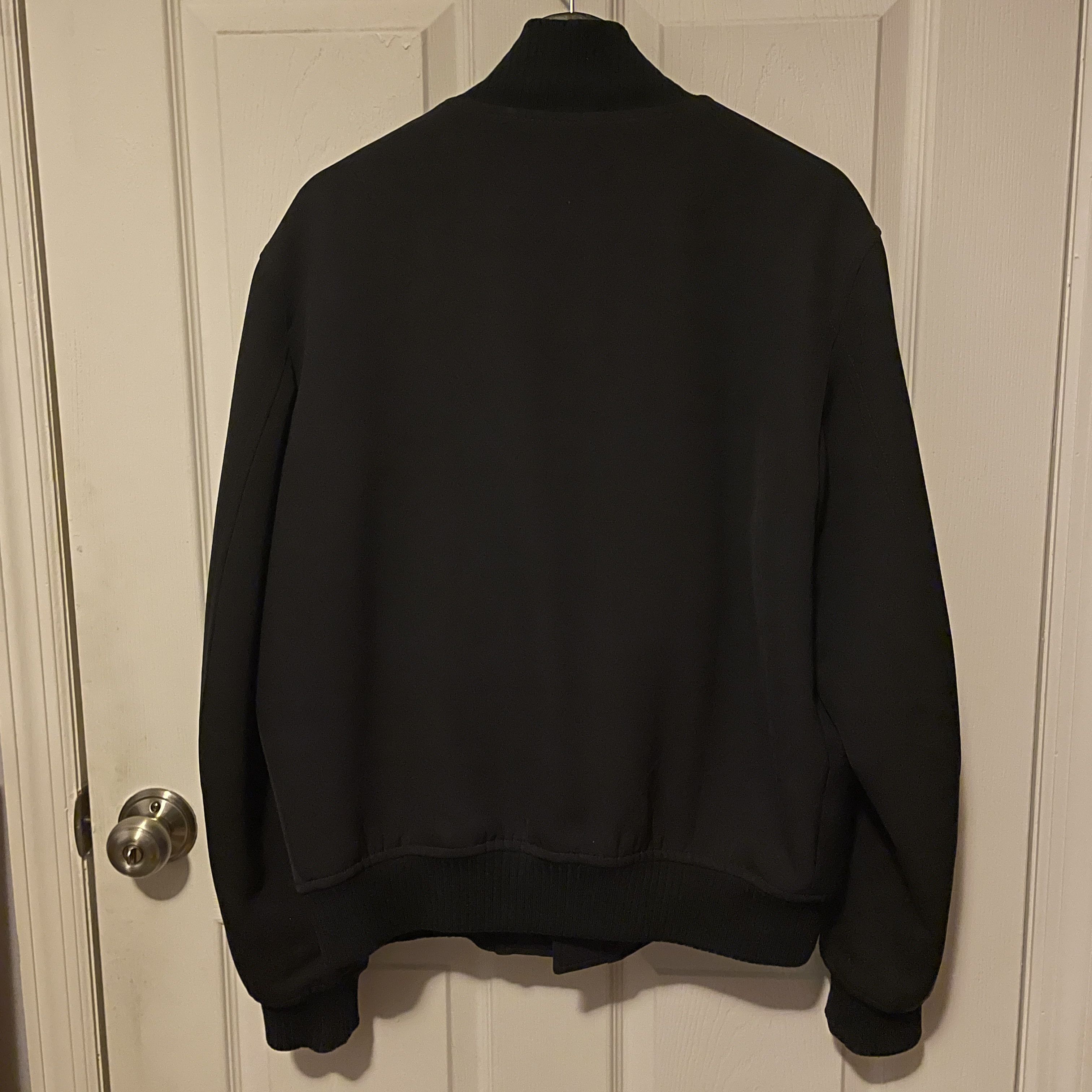Givenchy GIVENCHY Black 4G Logo Virgin Wool Bomber Jacket Men L 50 Size US M / EU 48-50 / 2 - 2 Thumbnail