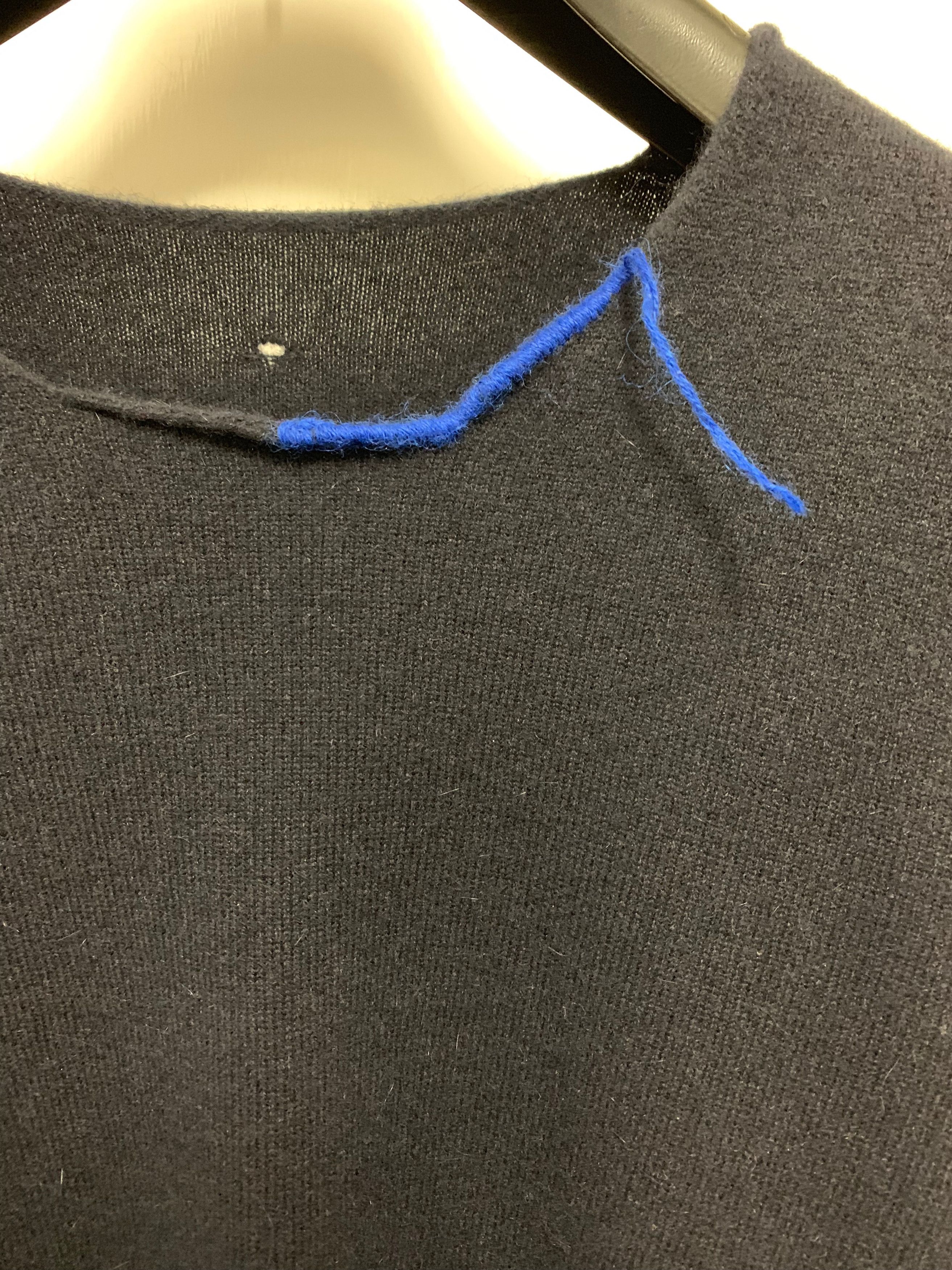 Label Under Construction LABEL UNDER CONSTRUCTION SWEATER -NAVY-SIZE 48 NEW ! Size US M / EU 48-50 / 2 - 6 Thumbnail