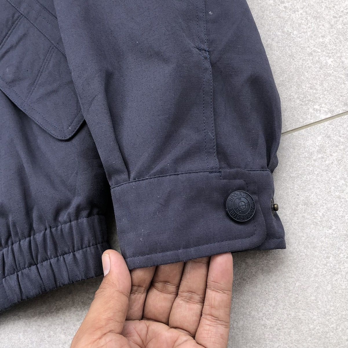 Burberry Vintage Burberrys Prorsum Lined Big Logo Bomber Jacket Size US M / EU 48-50 / 2 - 15 Thumbnail