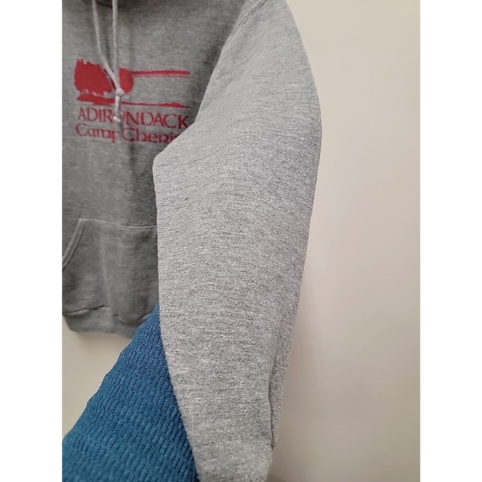Russell Athletic VINTAGE Russell Athletic Hoodie Mens Small Gray Adirondack Camp Cherith Tri Blend Size US S / EU 44-46 / 1 - 4 Thumbnail