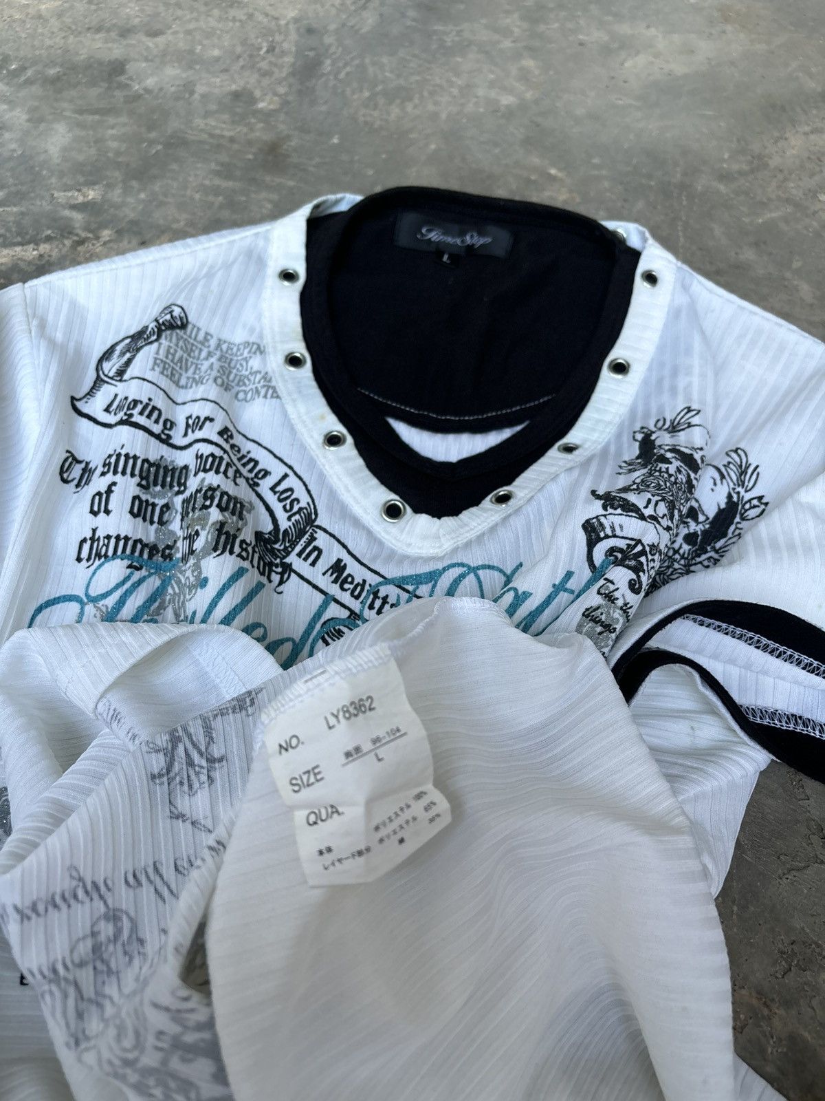 Hysteric Glamour Y2k Poem Gime Step Ifwixwasnine Punk Style Tshirt Size US L / EU 52-54 / 3 - 5 Thumbnail