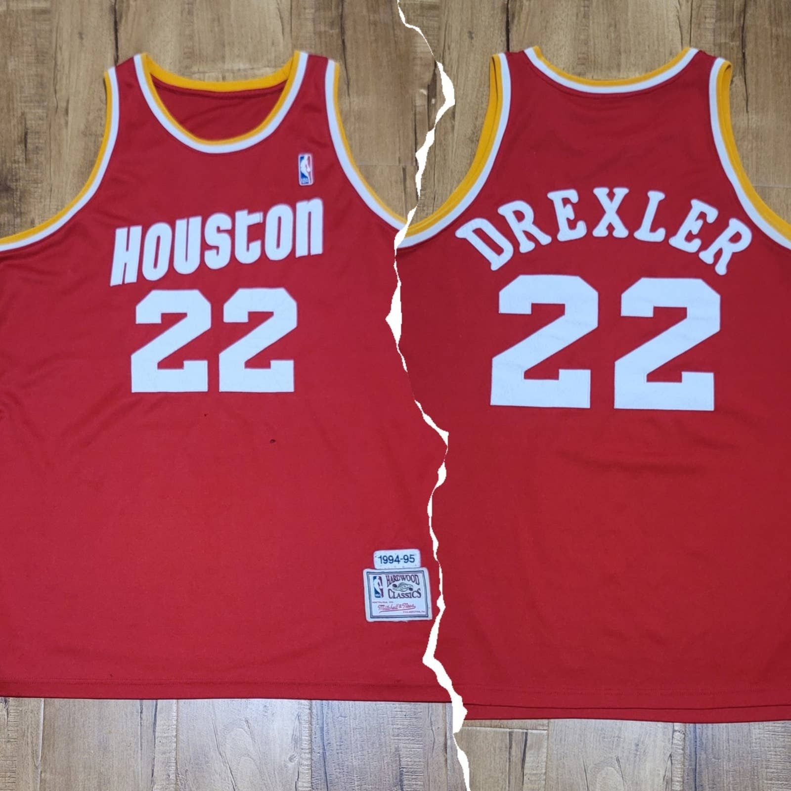 Clyde drexler rockets jersey on sale