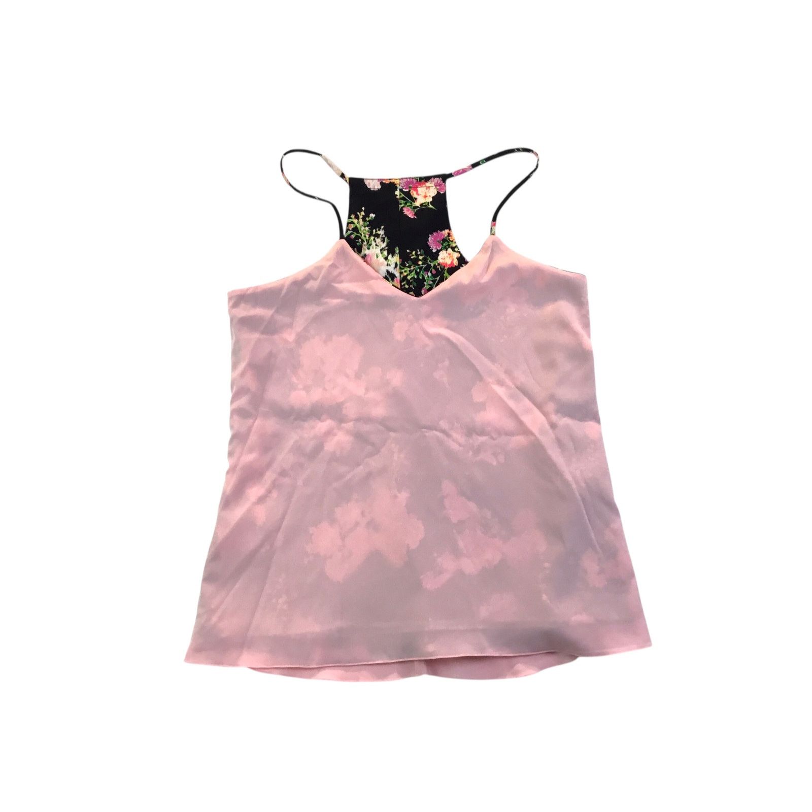Other Candie's Reversible Camisole Pink Black Multi-Floral X-Small Size XS / US 0-2 / IT 36-38 - 5 Thumbnail