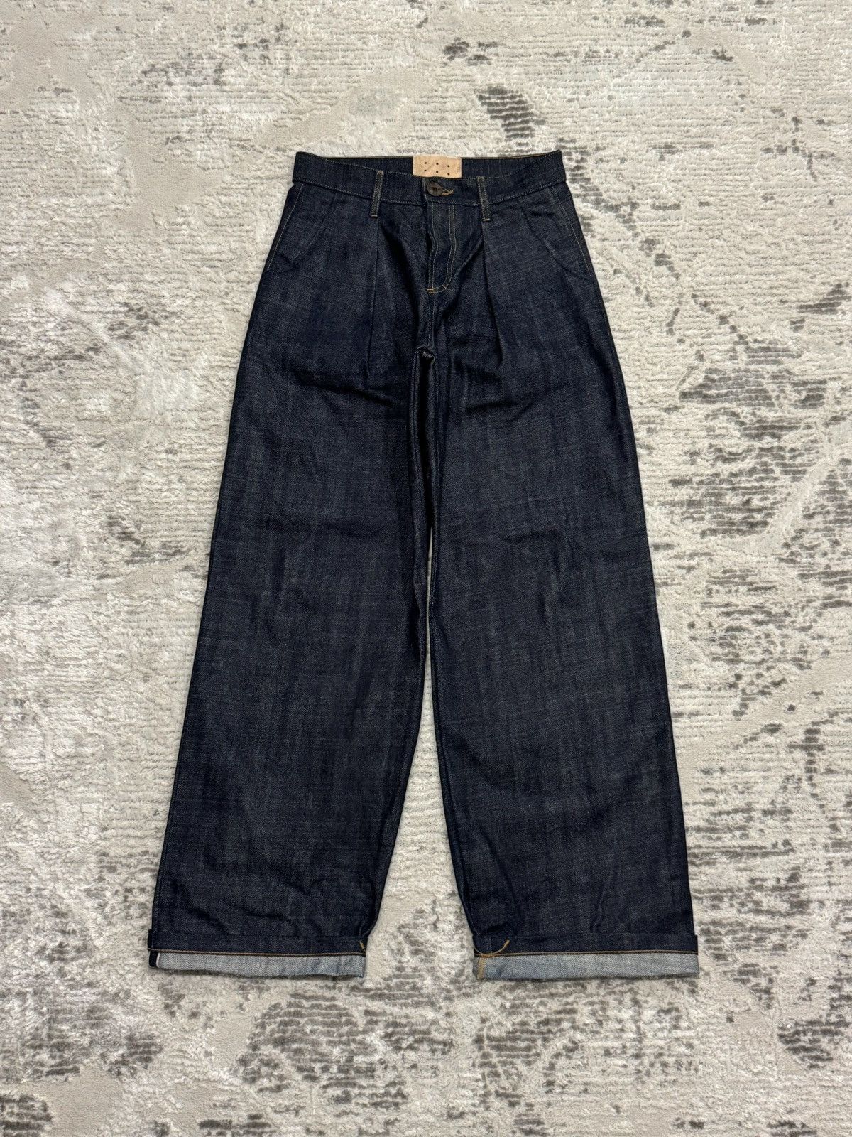 Japanese Brand Borderline Japanese Raw Selvedge Denim Pants Size US 30 / EU 46 - 1 Thumbnail