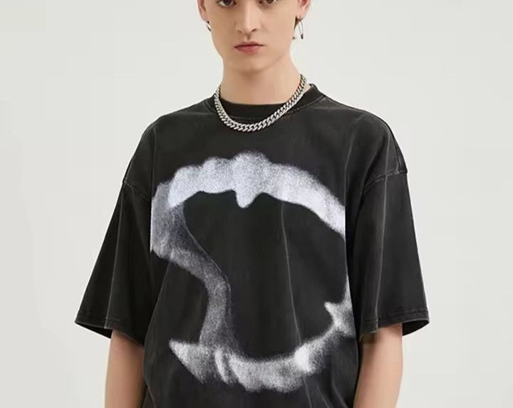 Japanese Brand × Vintage Goth Teeth Graphic Print T-Shirt Size US S / EU 44-46 / 1 - 2 Thumbnail