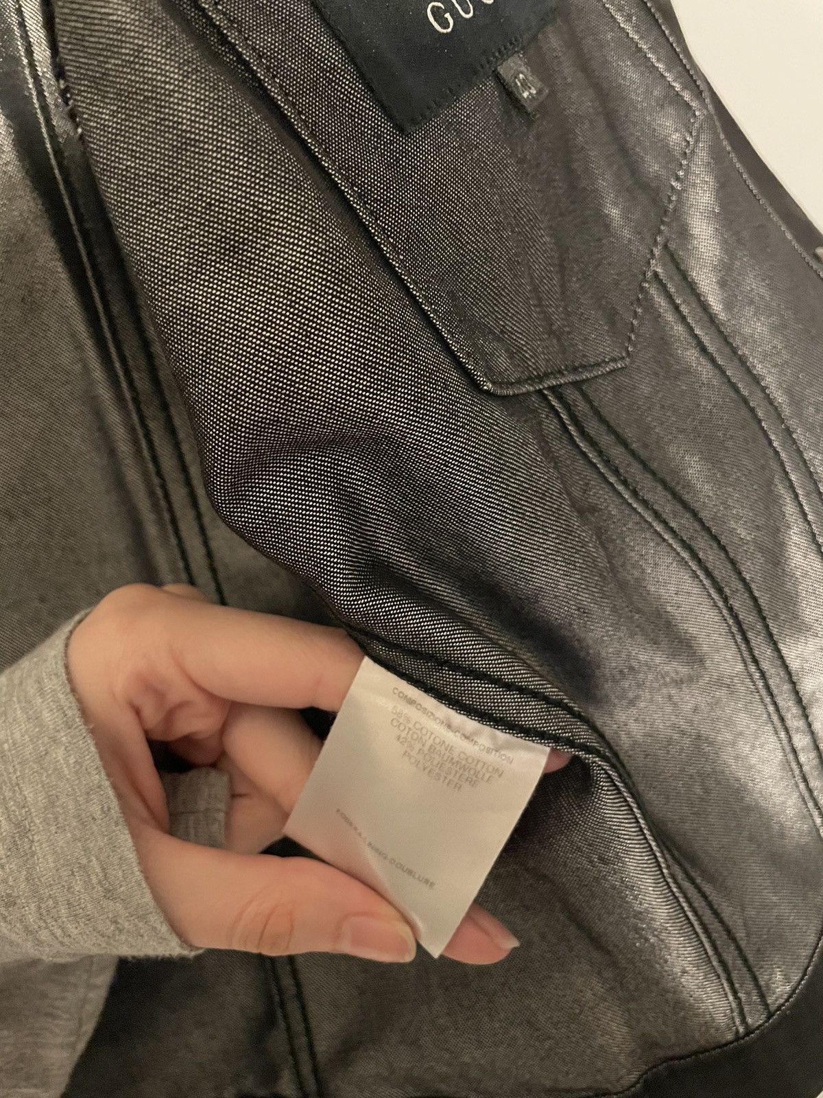 Gucci × Tom Ford Gucci Tom Ford Waxed Trucker Jacket Size US S / EU 44-46 / 1 - 6 Thumbnail