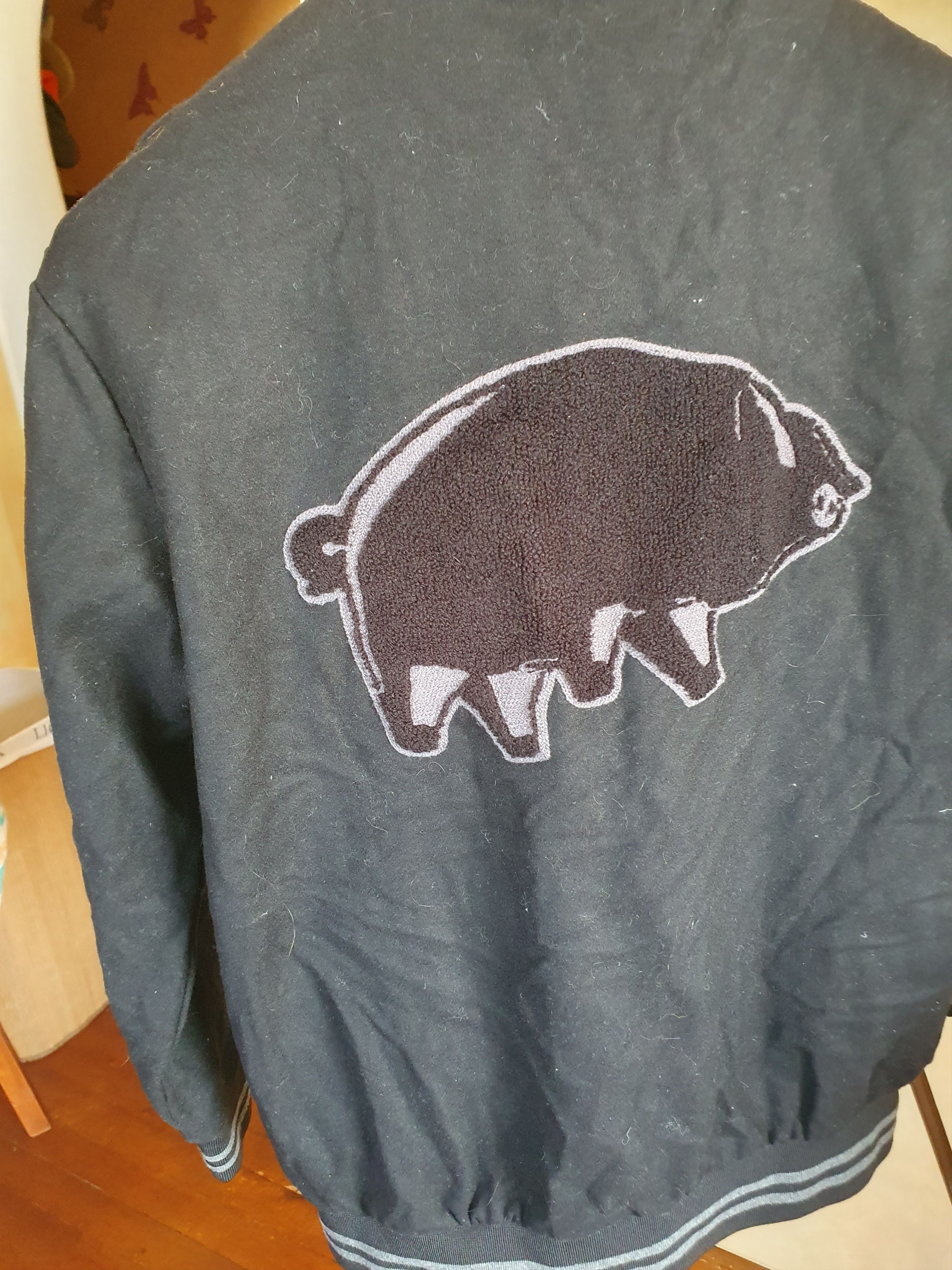 Band Tees × Pink Floyd Roger Waters Us + Them Tour Wool Pigs Varsity Jacket sz M Size US M / EU 48-50 / 2 - 9 Thumbnail