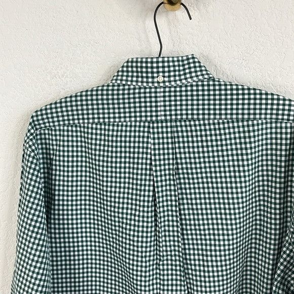Polo Ralph Lauren × Ralph Lauren Polo by Ralph Lauren Men's Green Gingham Checkered Shirt Emb Size US L / EU 52-54 / 3 - 4 Thumbnail