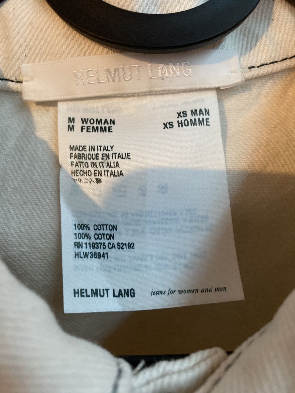 Helmut Lang Vtg Cream Helmut Lang Denim Jacket Size M / US 6-8 / IT 42-44 - 3 Thumbnail