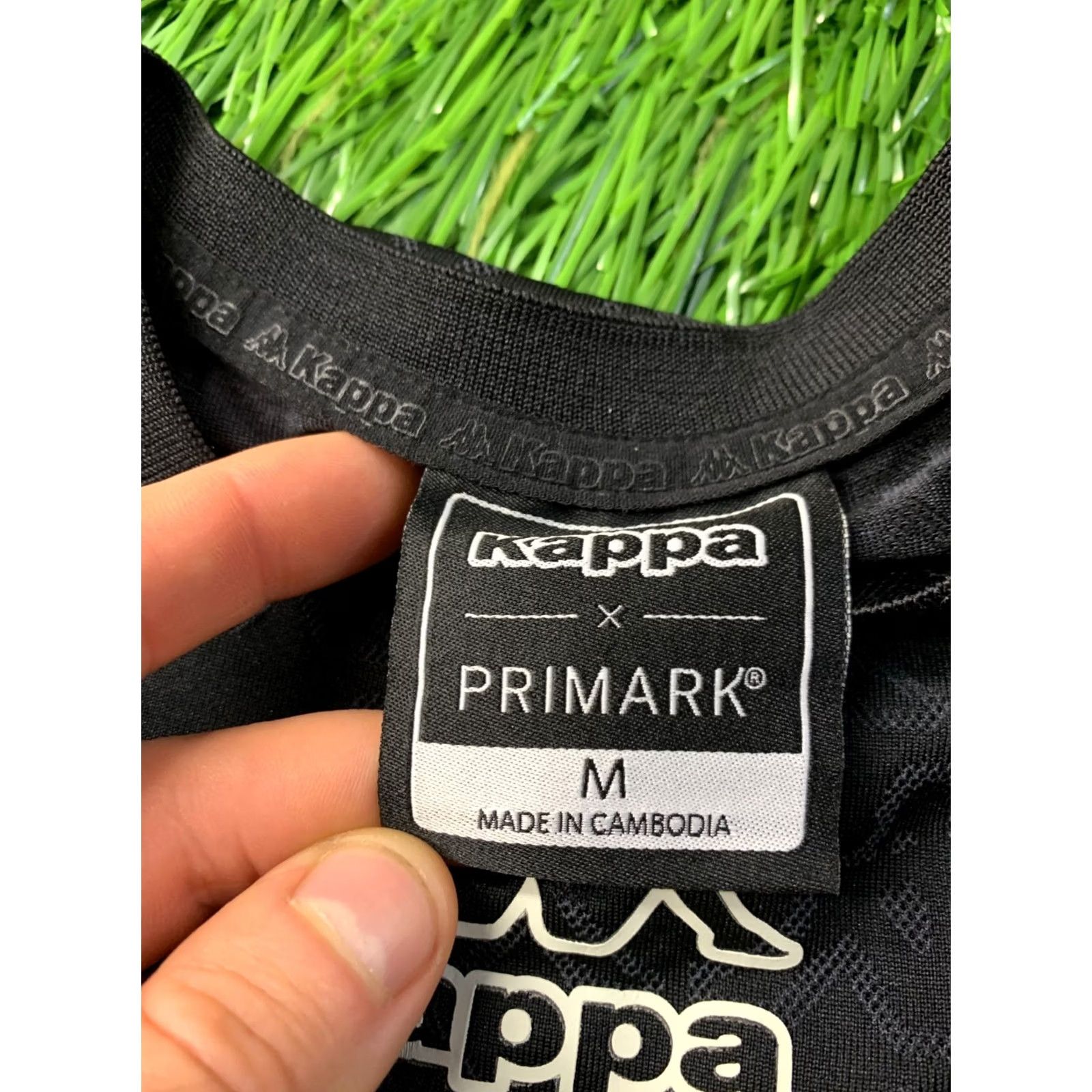Kappa Kappa x Primark Original Men Casual Short Sleeve Shirt T-Shirt Jersey Crew Neck Size M Black Jersey Classic Tee Mens Size US M / EU 48-50 / 2 - 4 Thumbnail