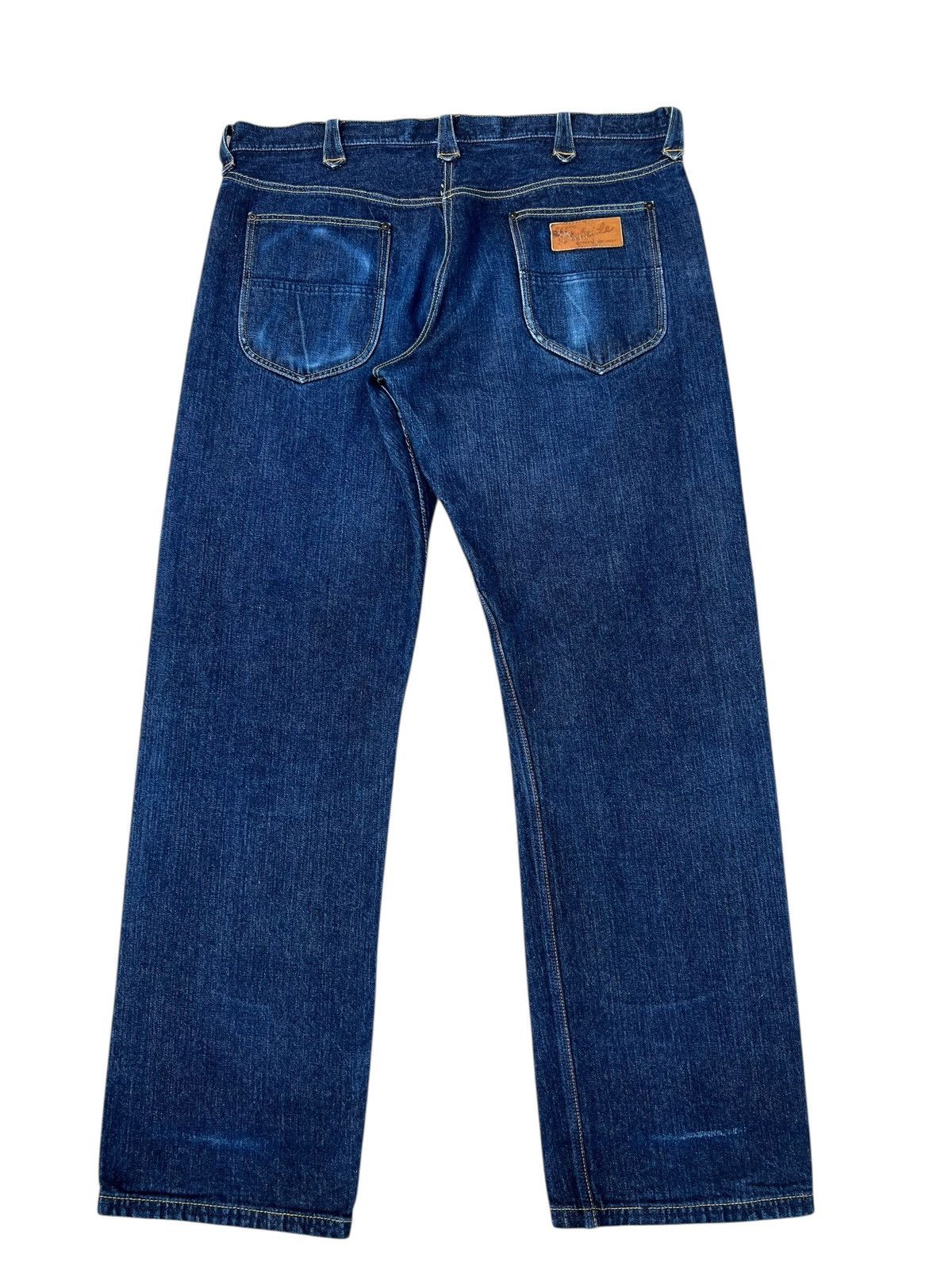 WEST RIDE West Ride Cycle Togs Japan Fade Blue Denim Selvedge Jeans Size US 38 / EU 54 - 13 Thumbnail