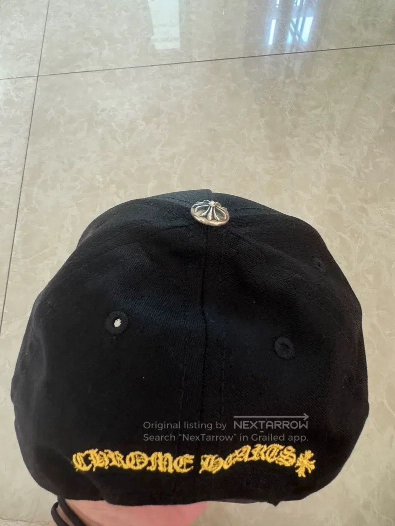 Chrome Hearts CHROME HEARTS Size OS Black gold embroidered cap Size ONE SIZE - 2 Thumbnail